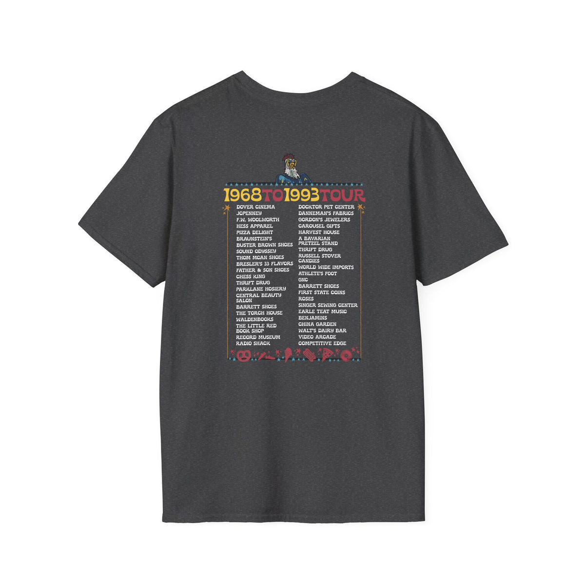 Spent it All - Dover Blue Hen Mall Tour Shirt Tee