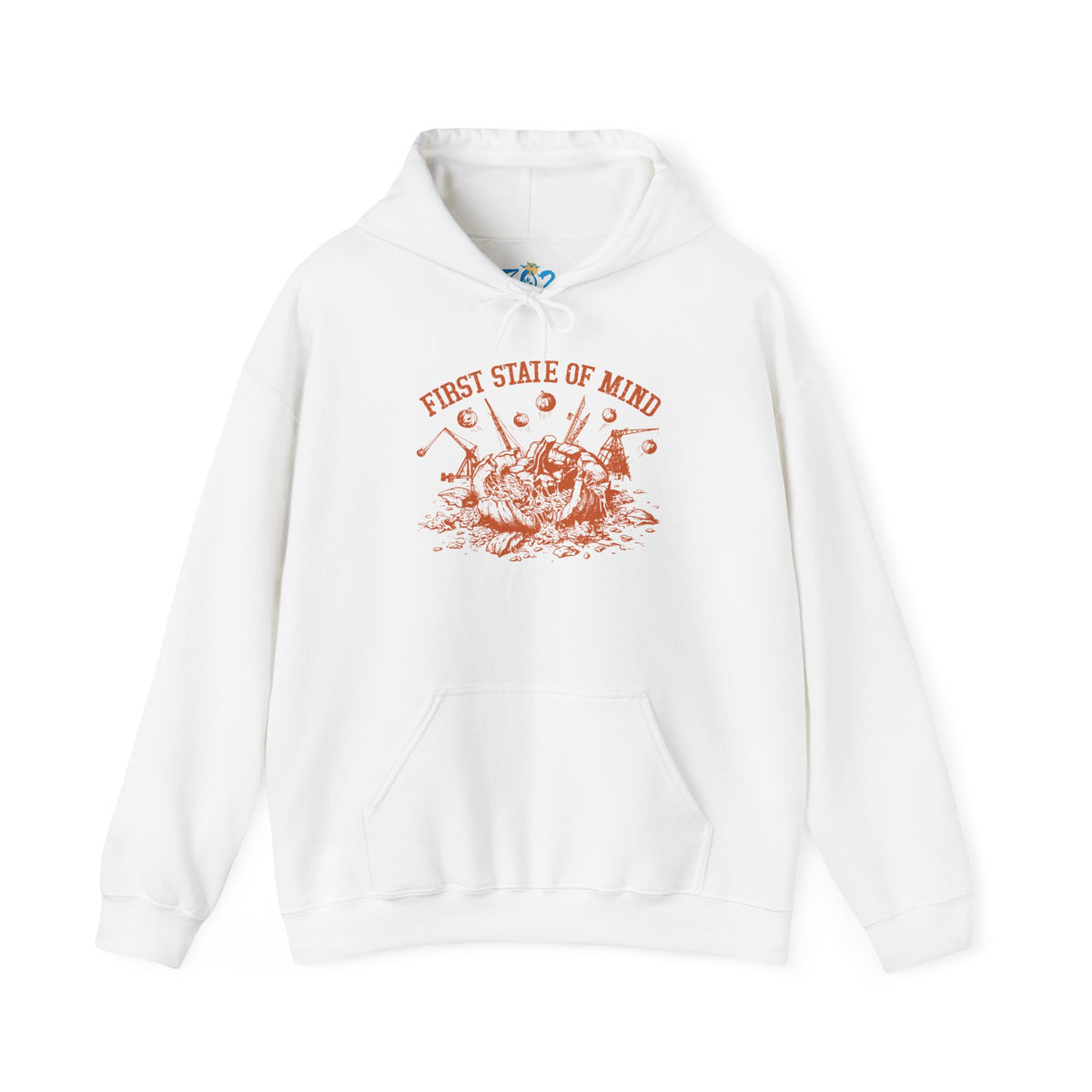 Delaware First State of Mind - Pumpkin Chunkin Hoodie
