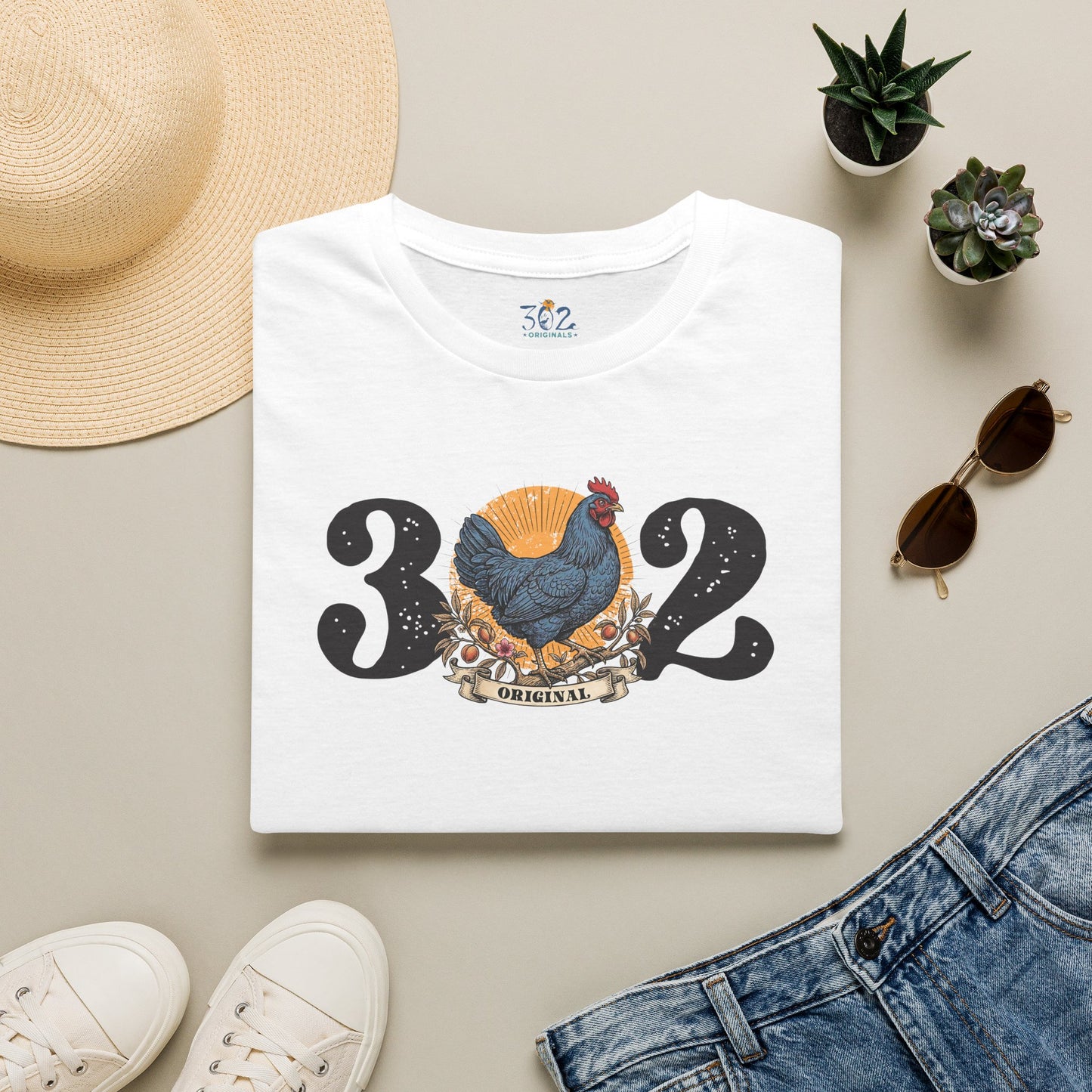 302 Originals Delaware Blue Hen T Shirt