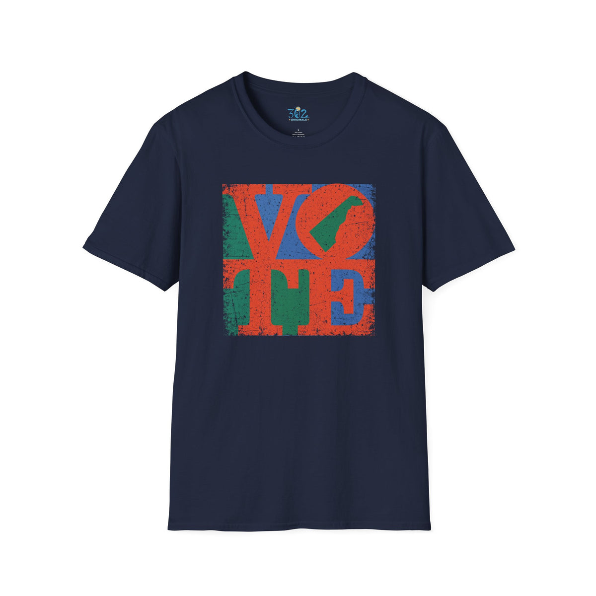 302 Originals VOTE Delaware Pride Graphic T Shirt