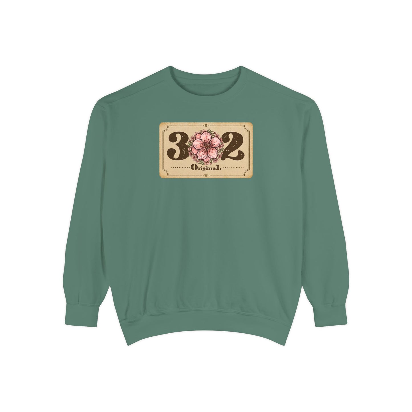 302 Delaware Peach Blossom Unisex Garment-Dyed Sweatshirt