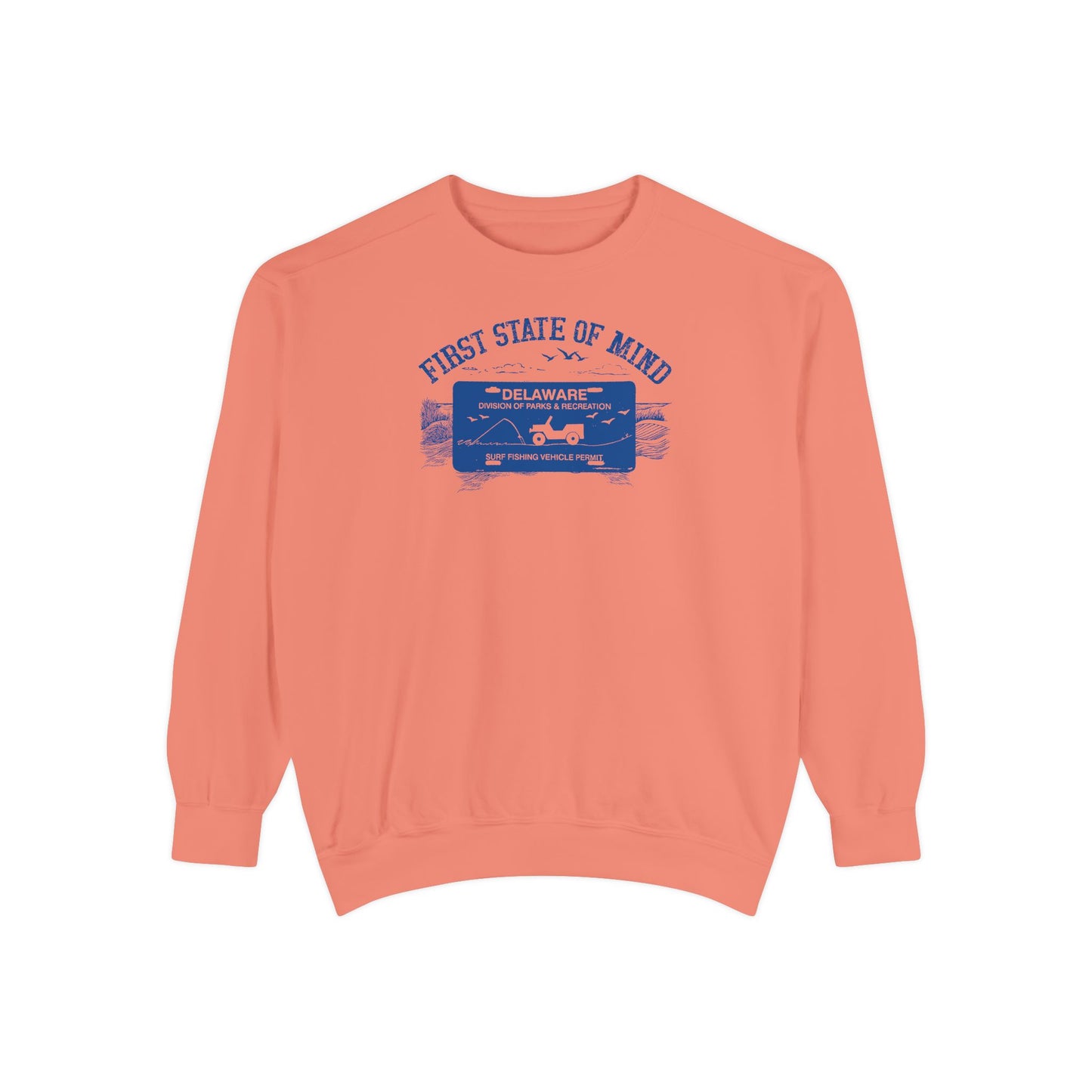 Delaware First State of Mind Surf Fishing Sweat Shirt