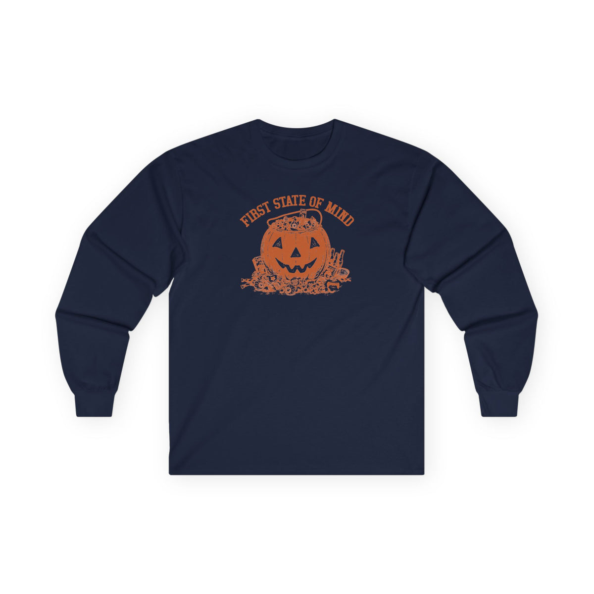 First State of Mind Halloween Pumpkin & Candy Long Sleeve T | 302 Originals