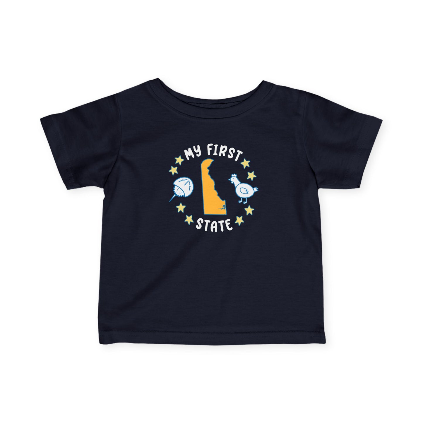 Delaware "My First State" Infant Tee, Baby Shirt
