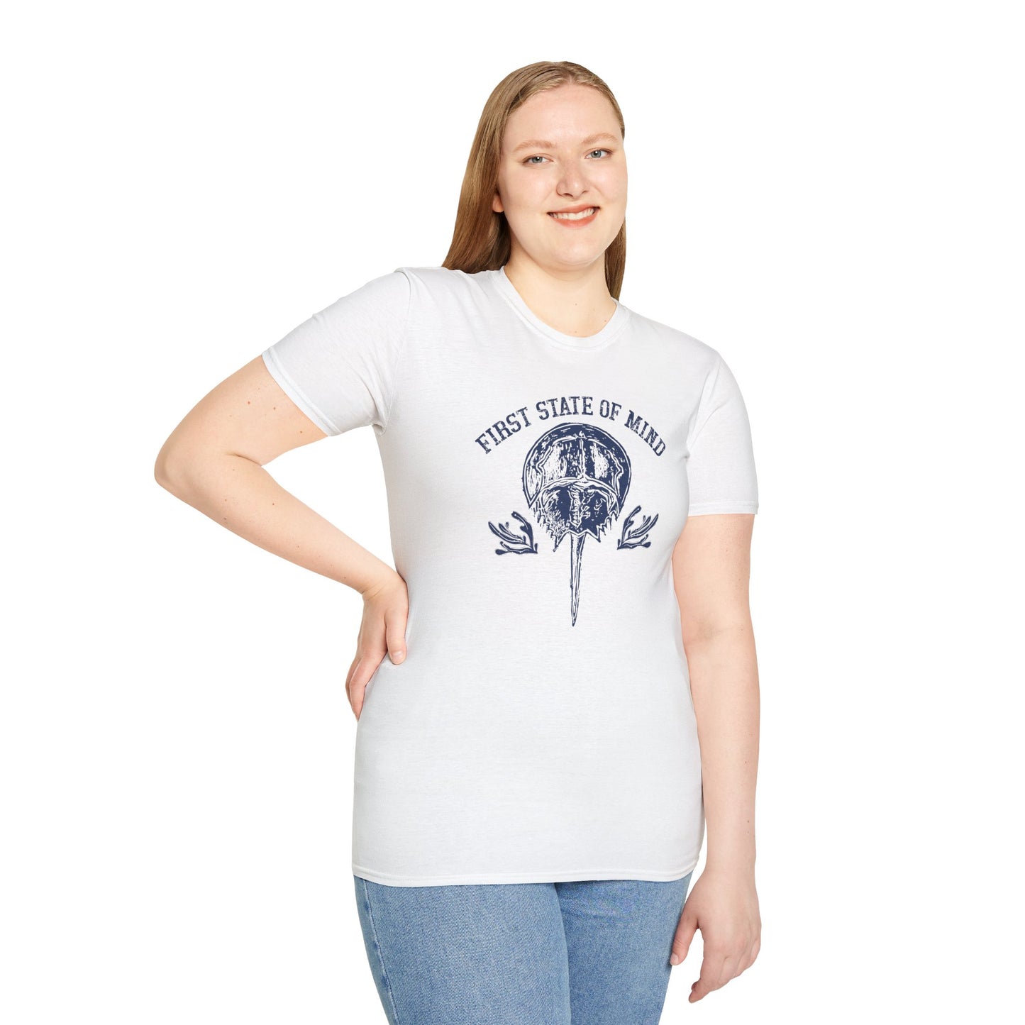 Delaware First State of Mind Horse Shoe Crab Tee