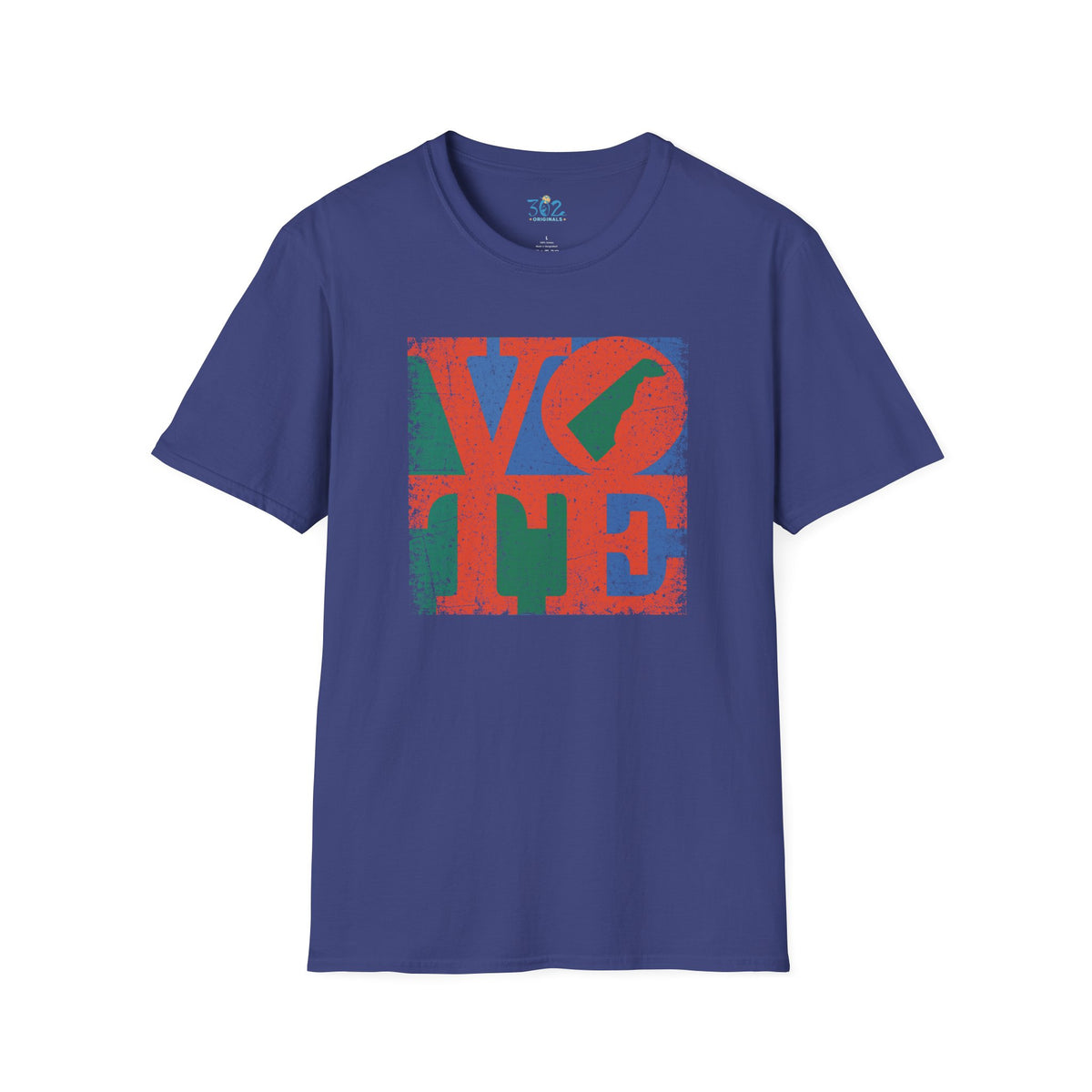 302 Originals VOTE Delaware Pride Graphic T Shirt