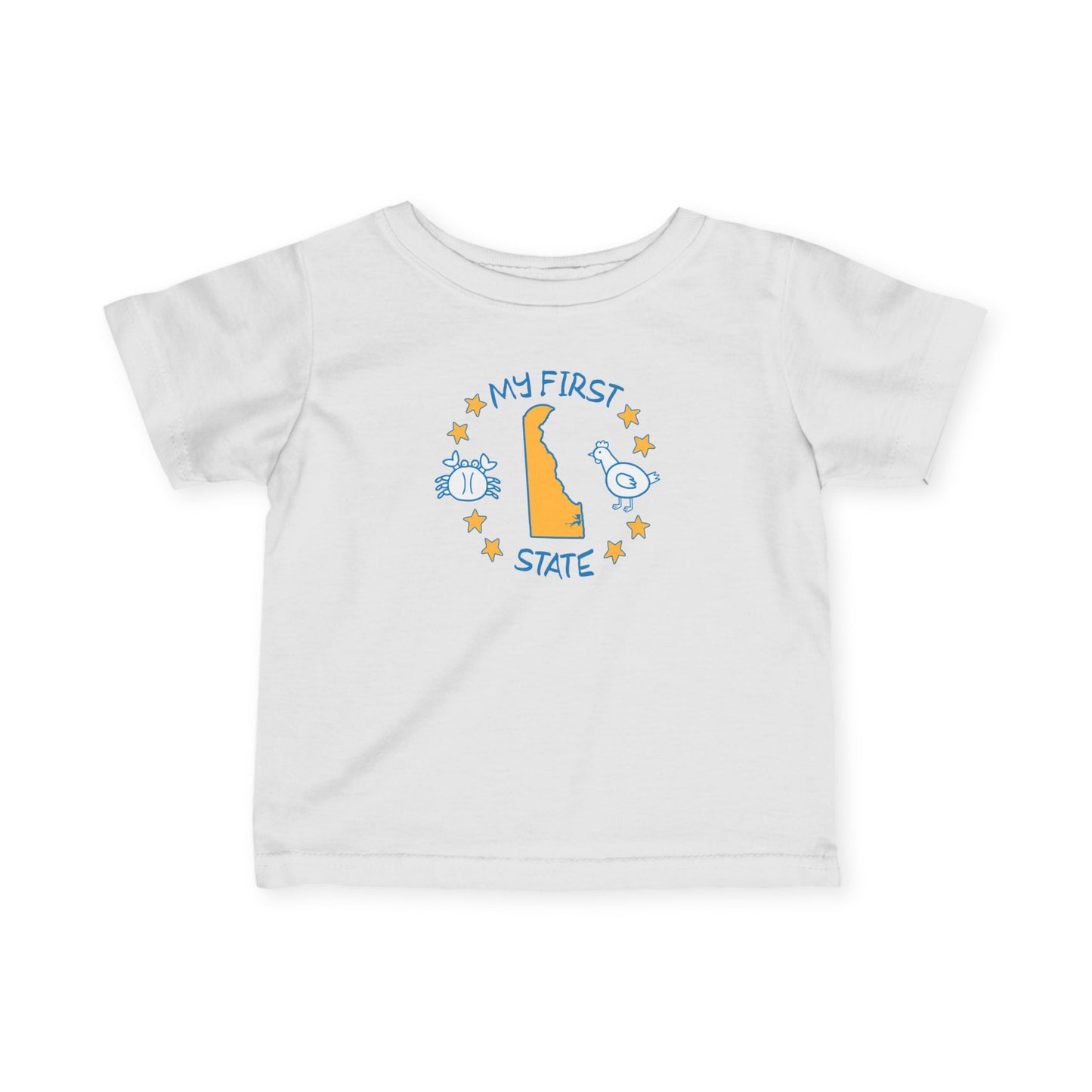 Delaware "My First State" Infant Tee, Baby Shirt