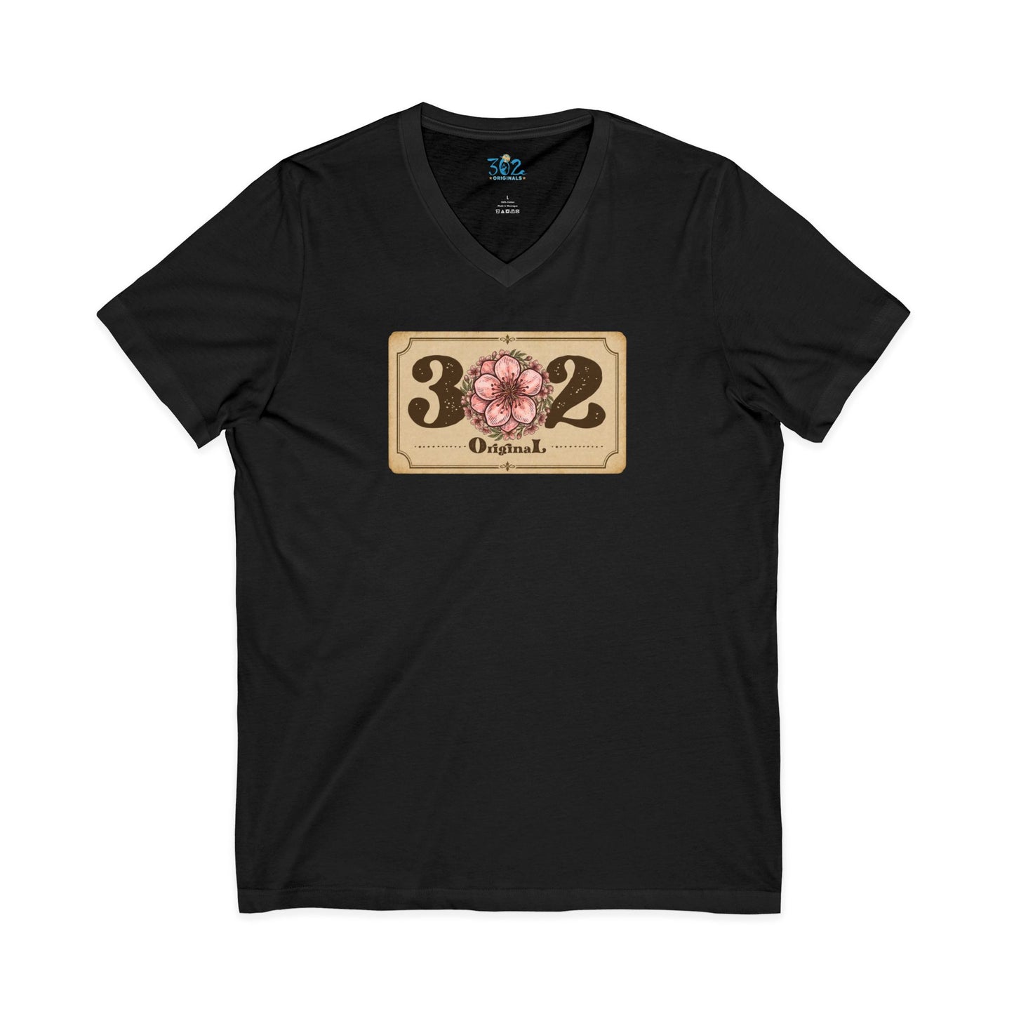 302 Delaware Peach Blossom V Neck