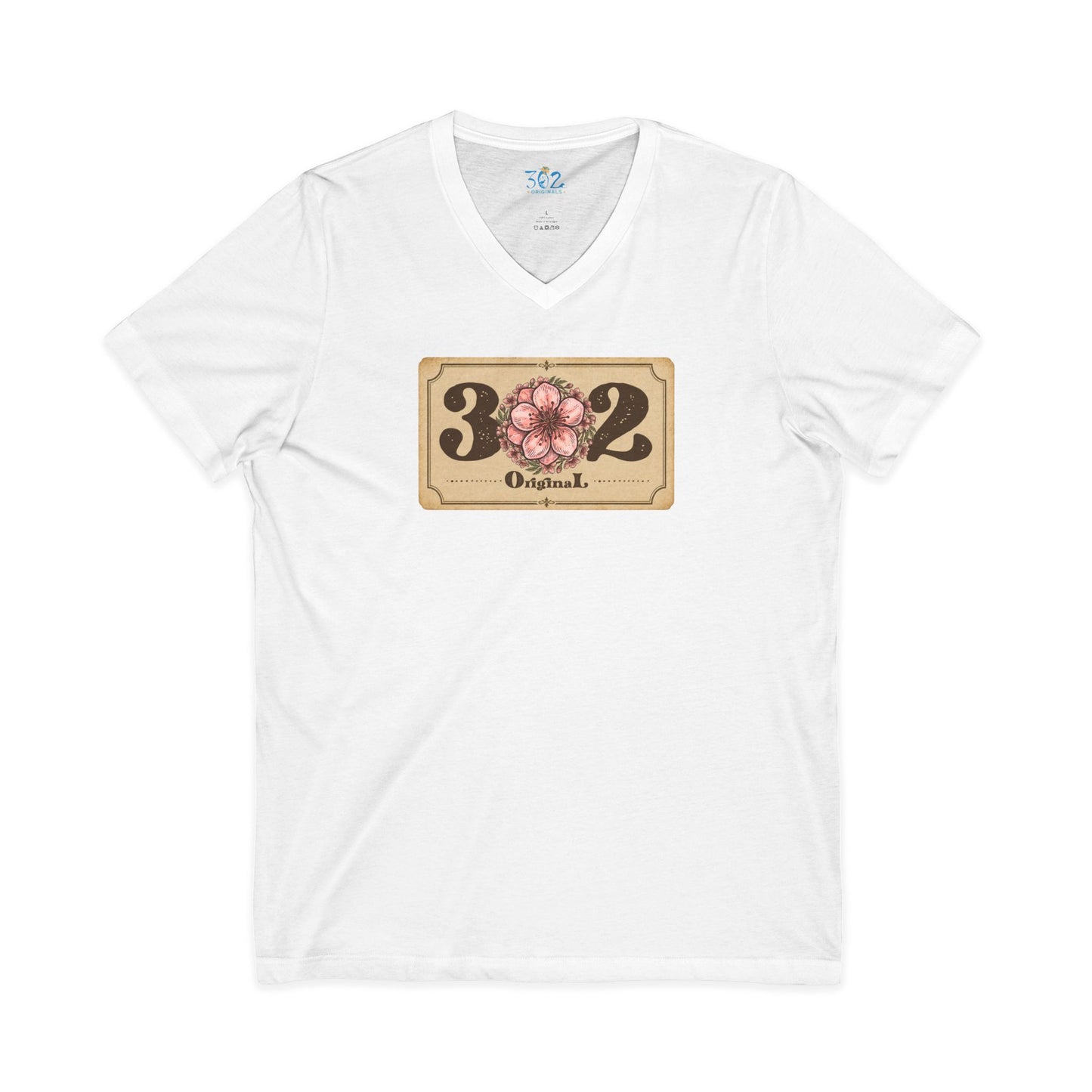 302 Delaware Peach Blossom V Neck