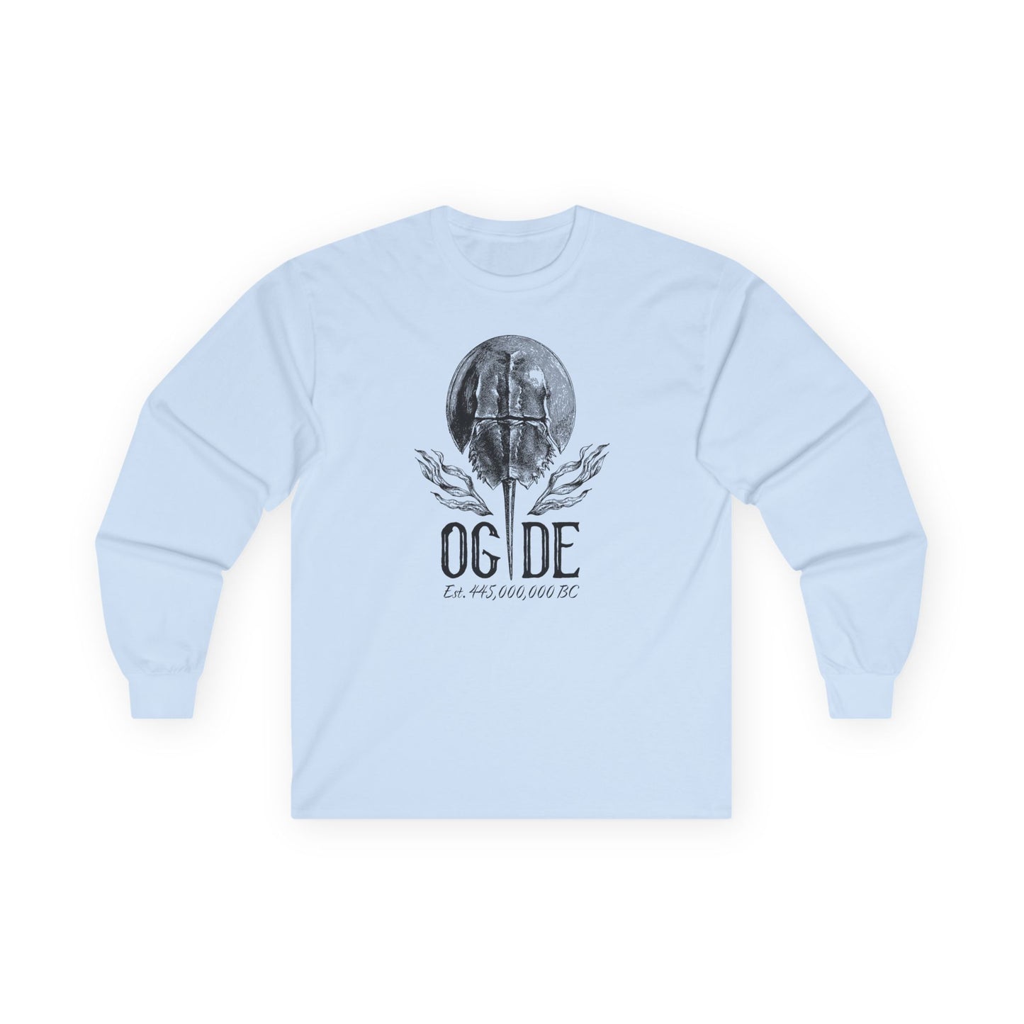 OG DE Horse Shoe Crab Cotton Long Sleeve Tee