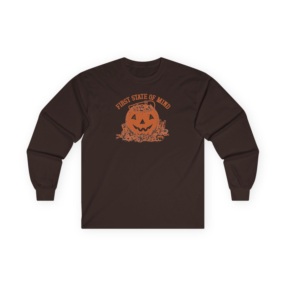 First State of Mind Halloween Pumpkin & Candy Long Sleeve T | 302 Originals