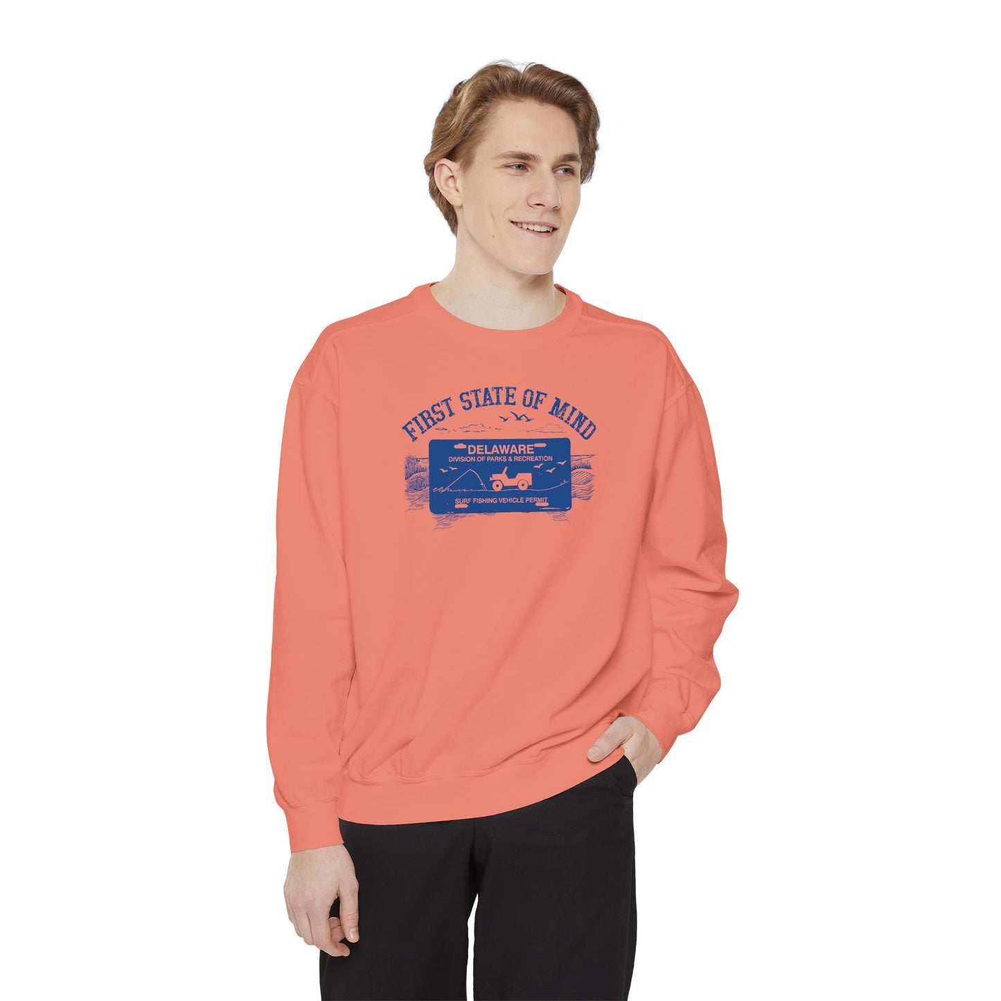Delaware First State of Mind Surf Fishing Sweat Shirt