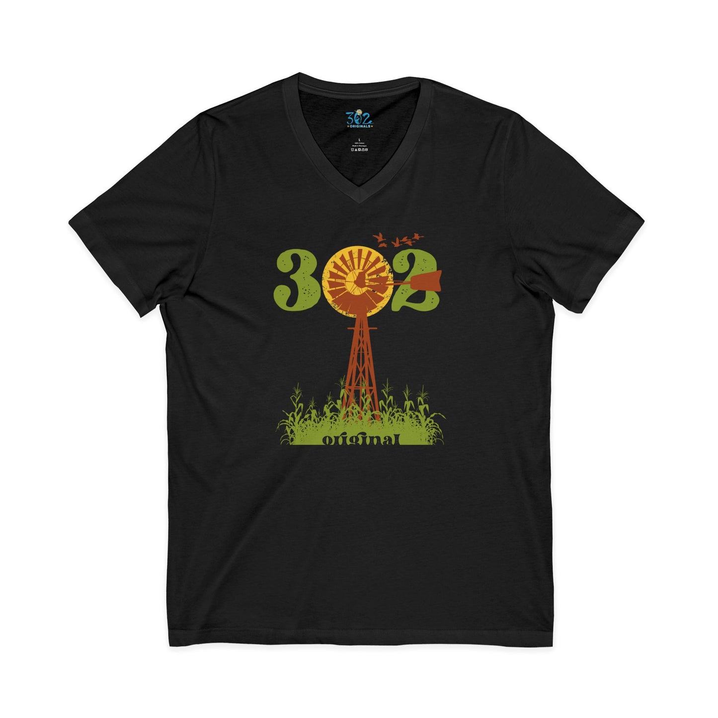 302 Delaware Farm V-Neck Tee