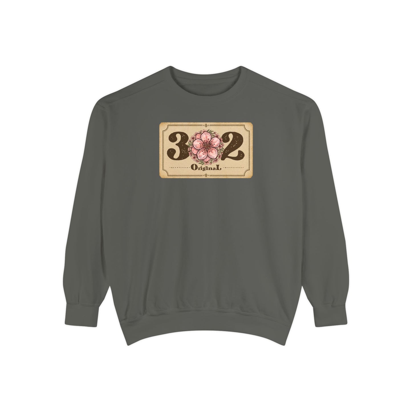 302 Delaware Peach Blossom Unisex Garment-Dyed Sweatshirt