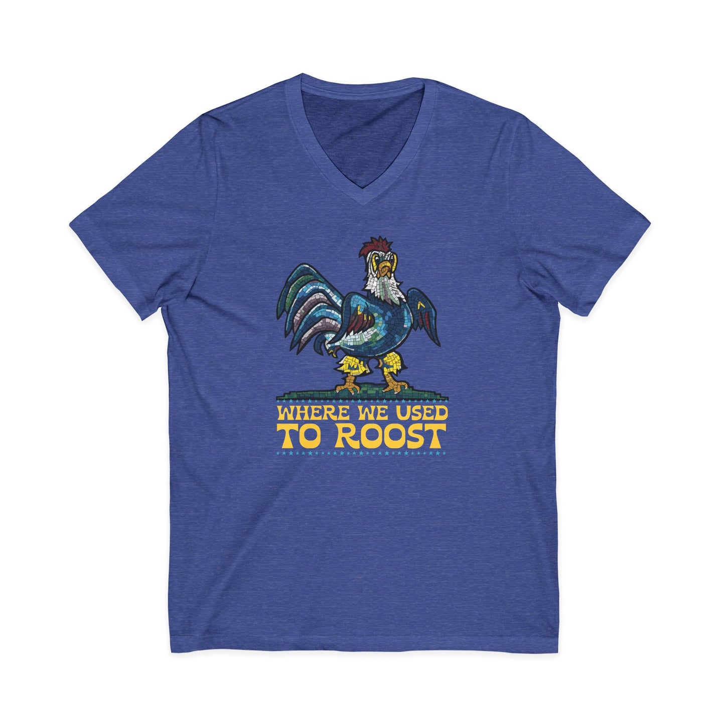 Where We Use To Roost - Delaware Blue Hen Mall Tour V-Neck Tee