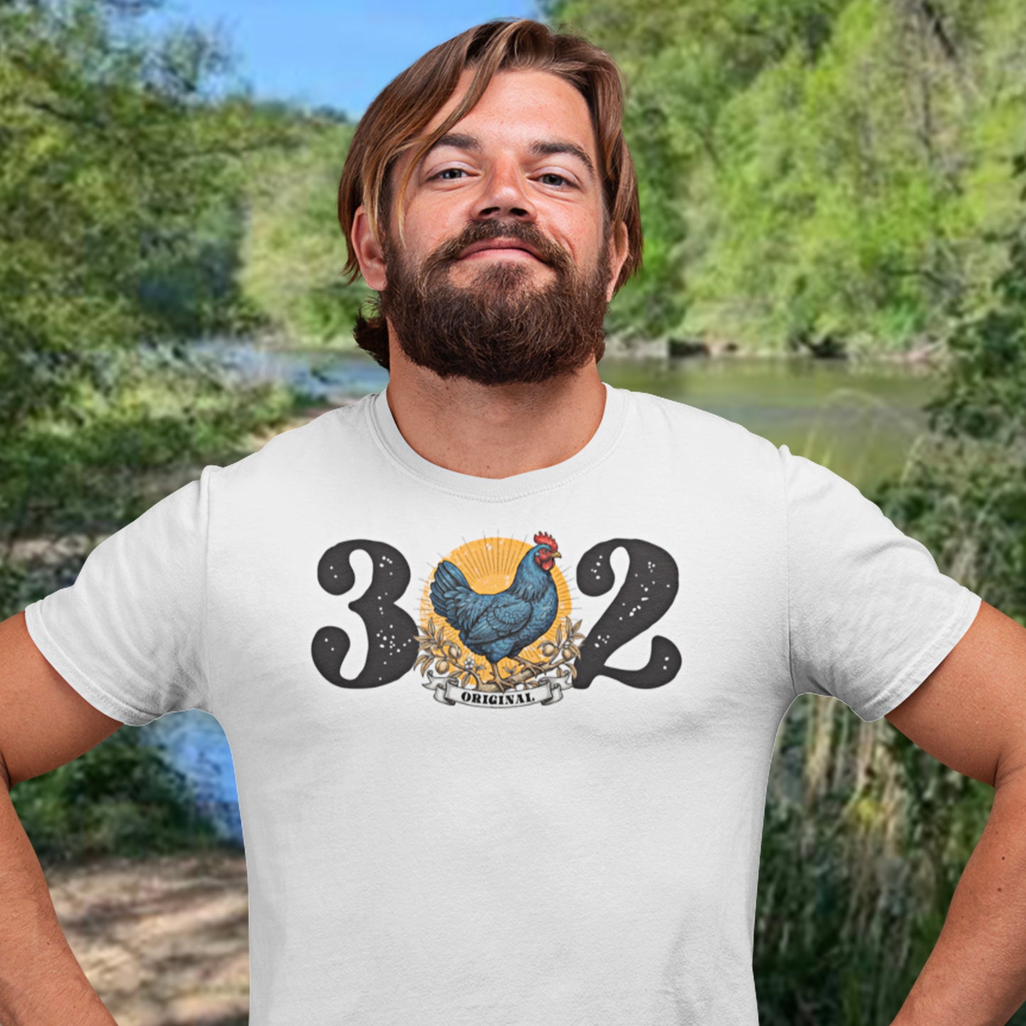 302 Originals Delaware Blue Hen T Shirt