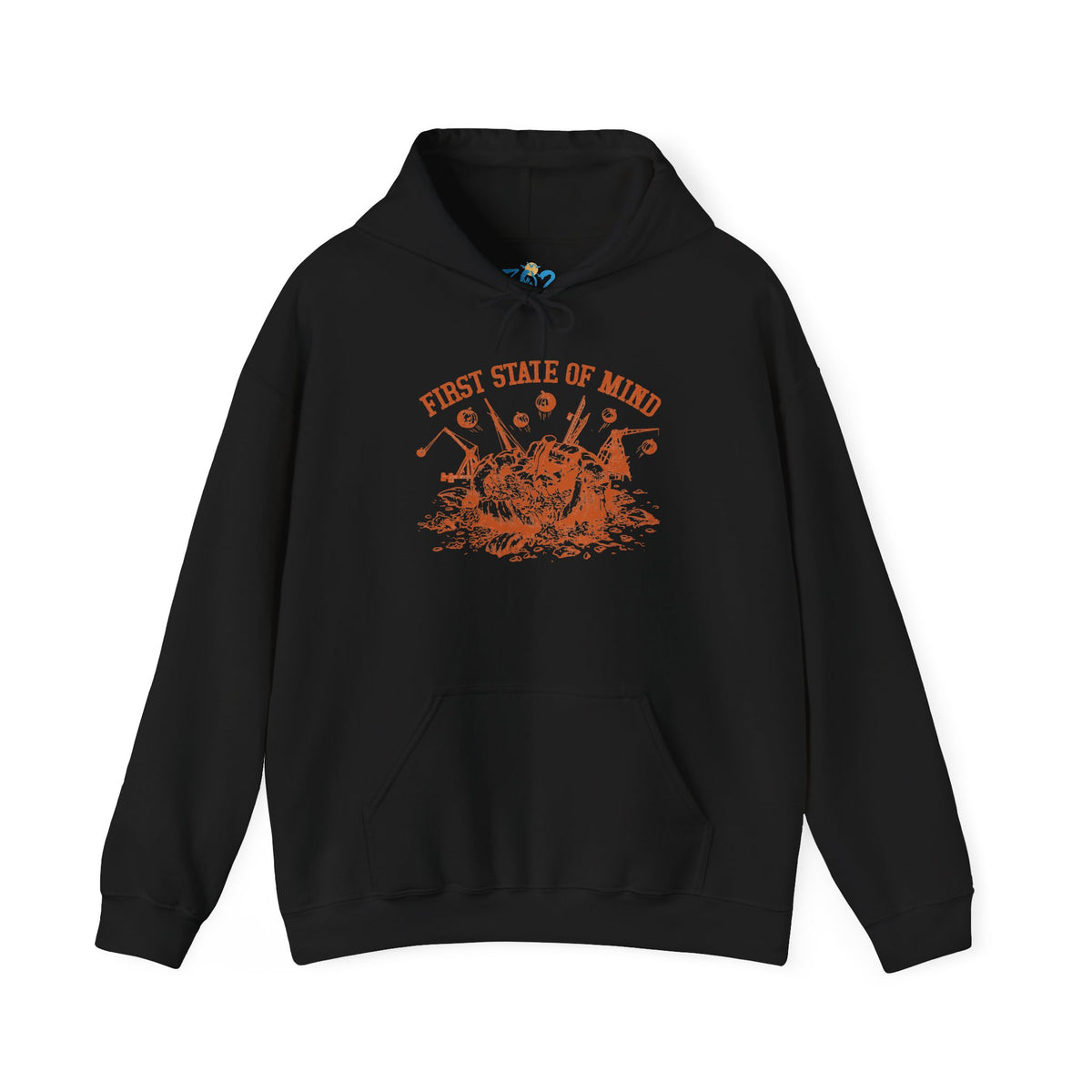 Delaware First State of Mind - Pumpkin Chunkin Hoodie