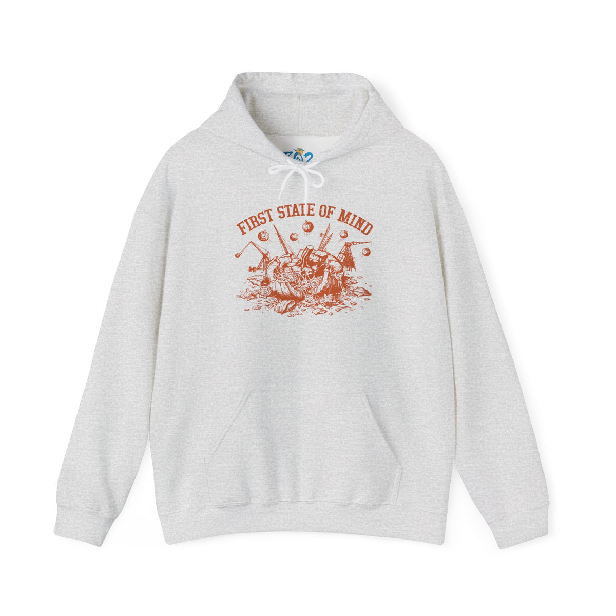 Delaware First State of Mind - Pumpkin Chunkin Hoodie