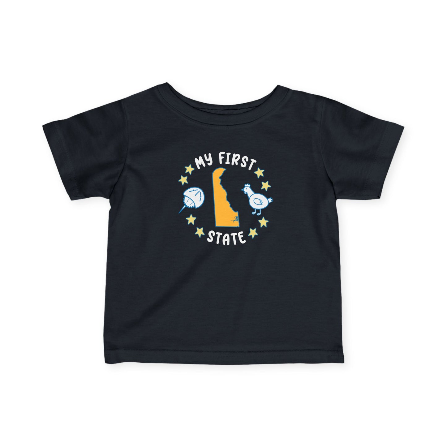 Delaware "My First State" Infant Tee, Baby Shirt