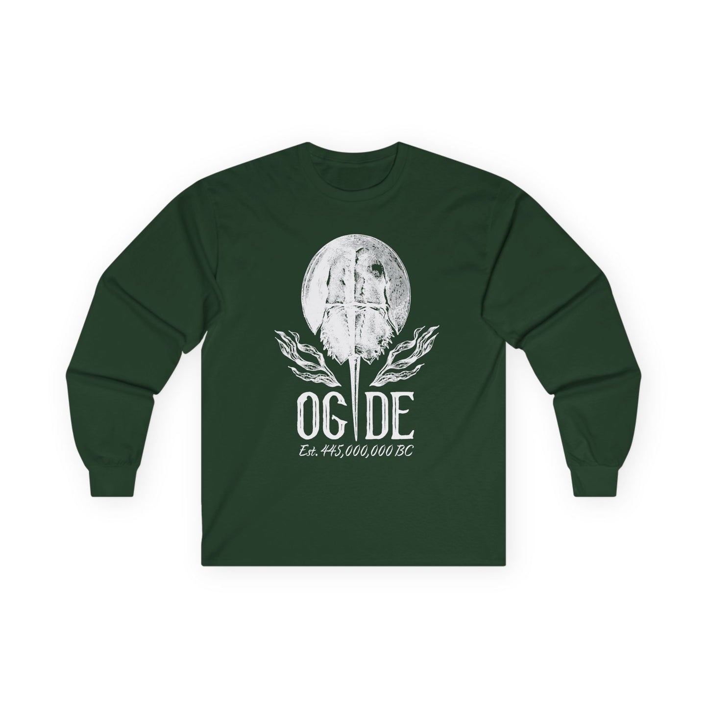 OG DE Horse Shoe Crab Cotton Long Sleeve Tee