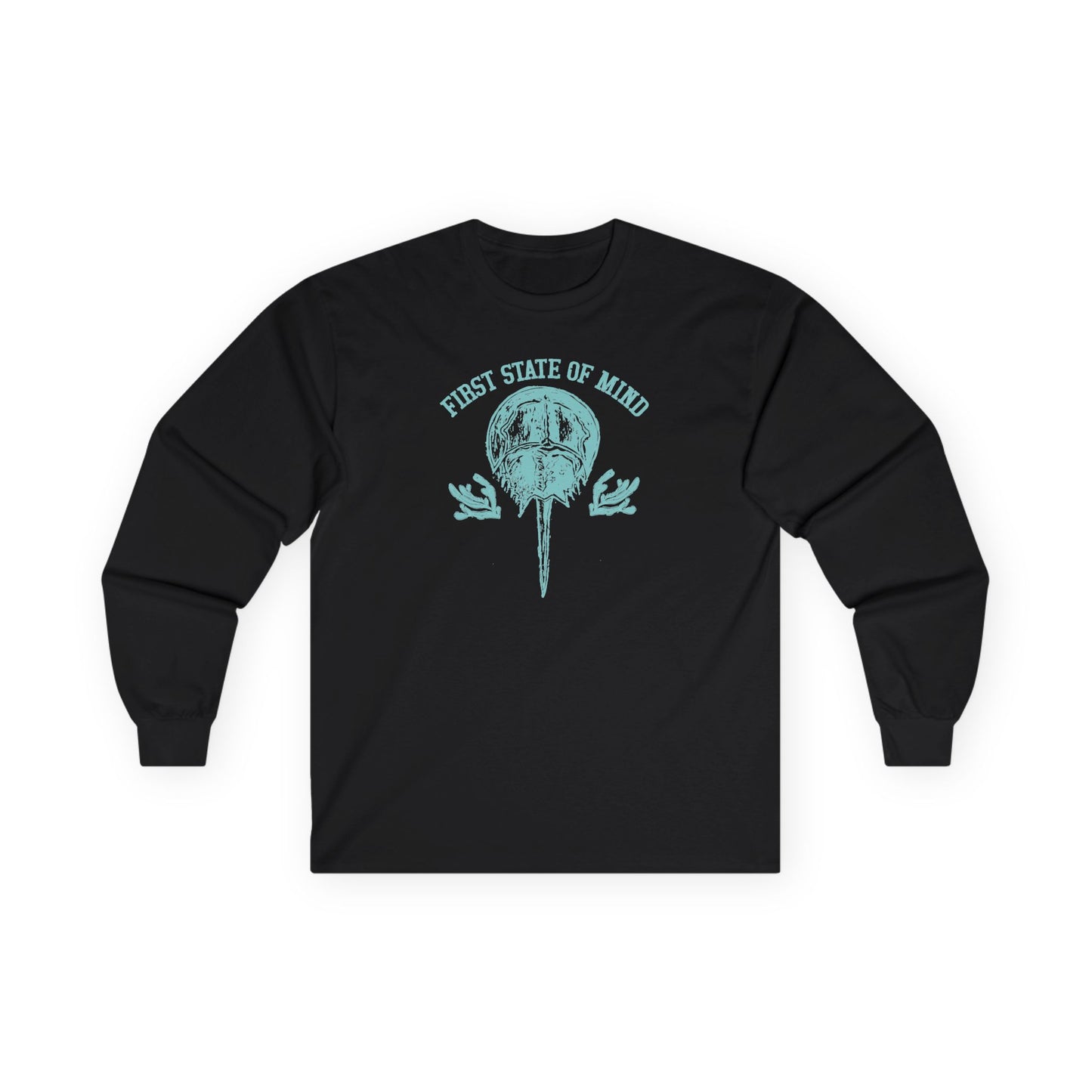 Delaware First State of Mind Horse Shoe Crab Cotton Long Sleeve Tee