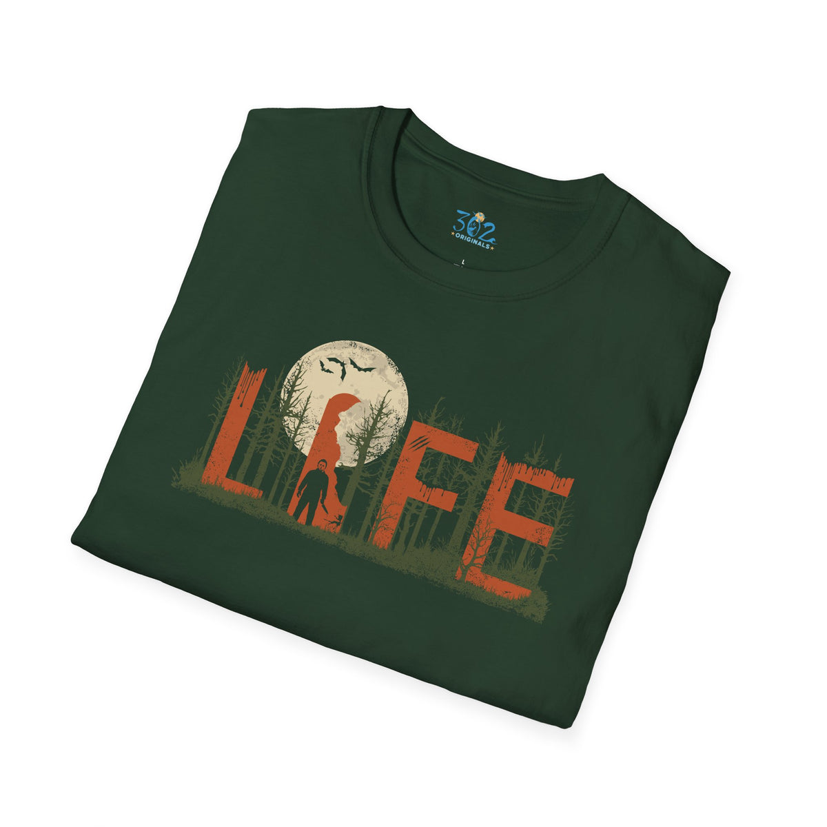 Delaware Slasher in the Woods LIFE Crewneck Tee | First State of Mind