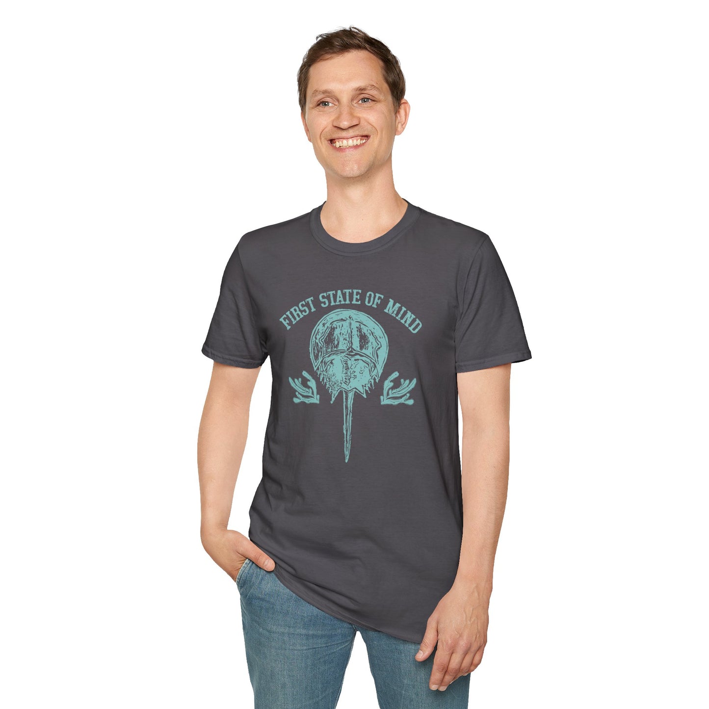 Delaware First State of Mind Horse Shoe Crab Tee