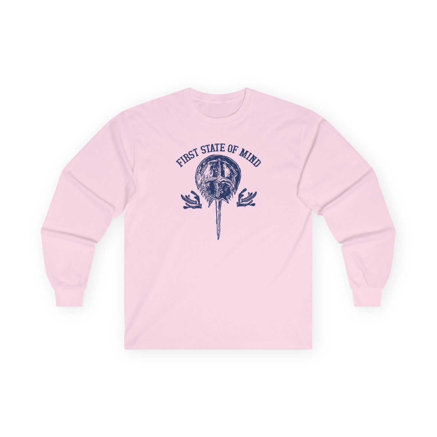 Delaware First State of Mind Horse Shoe Crab Cotton Long Sleeve Tee