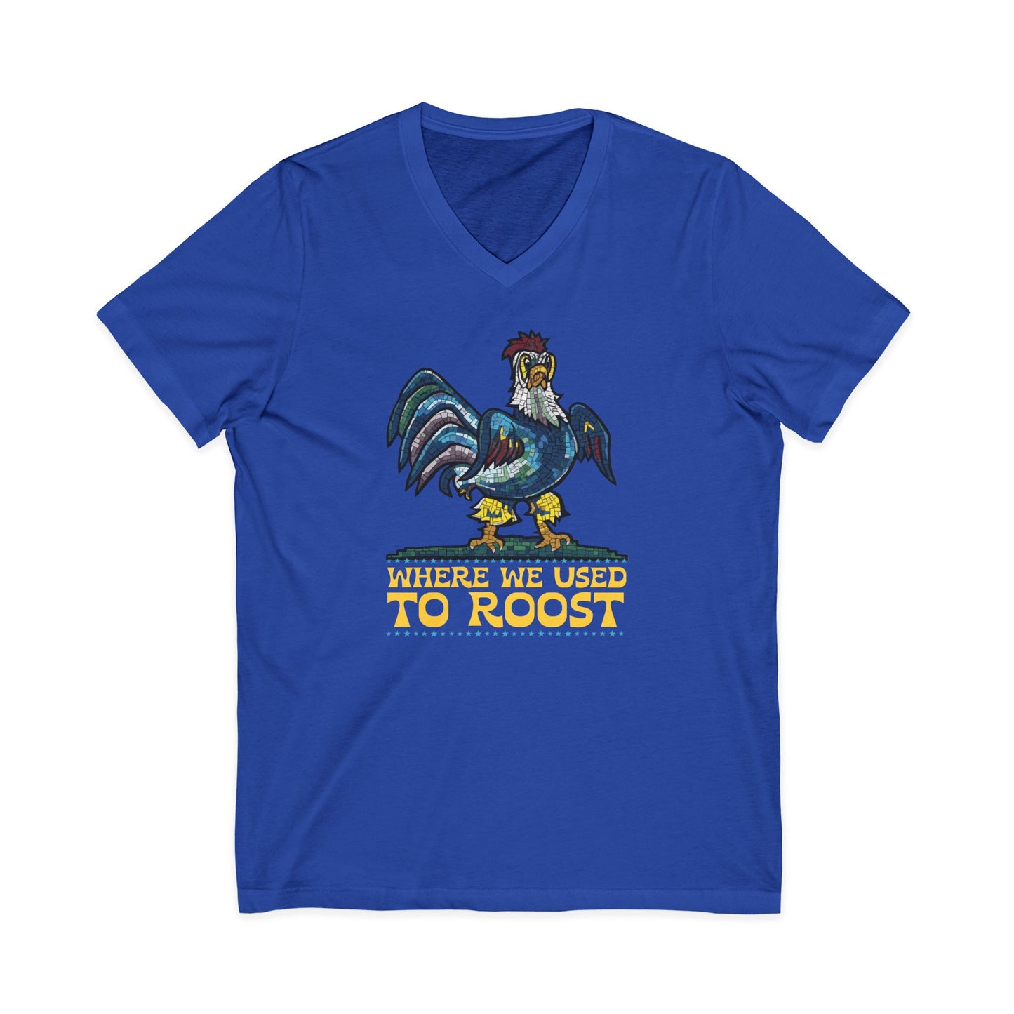 Where We Use To Roost - Delaware Blue Hen Mall Tour V-Neck Tee