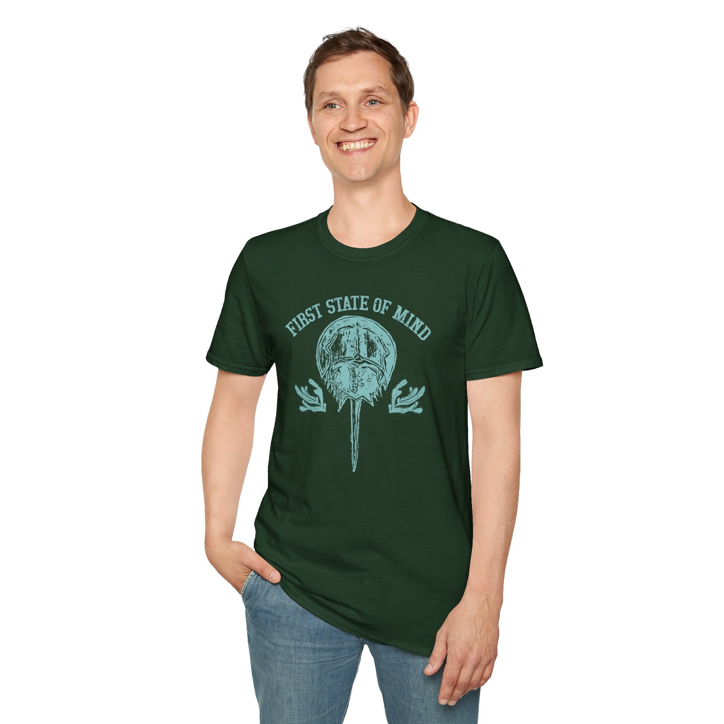 Delaware First State of Mind Horse Shoe Crab Tee