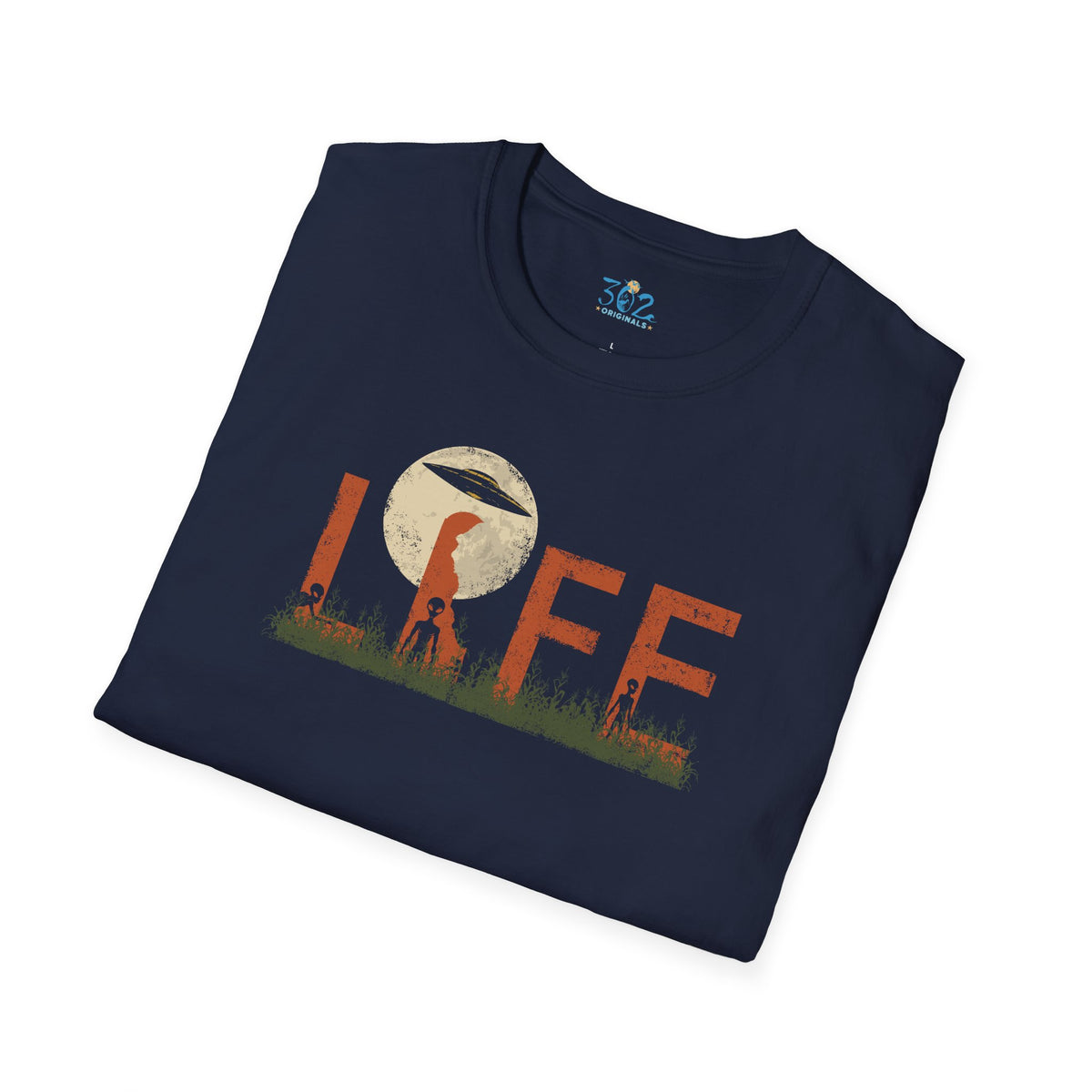 Delaware Alien LIFE Crewneck Tee | First State of Mind