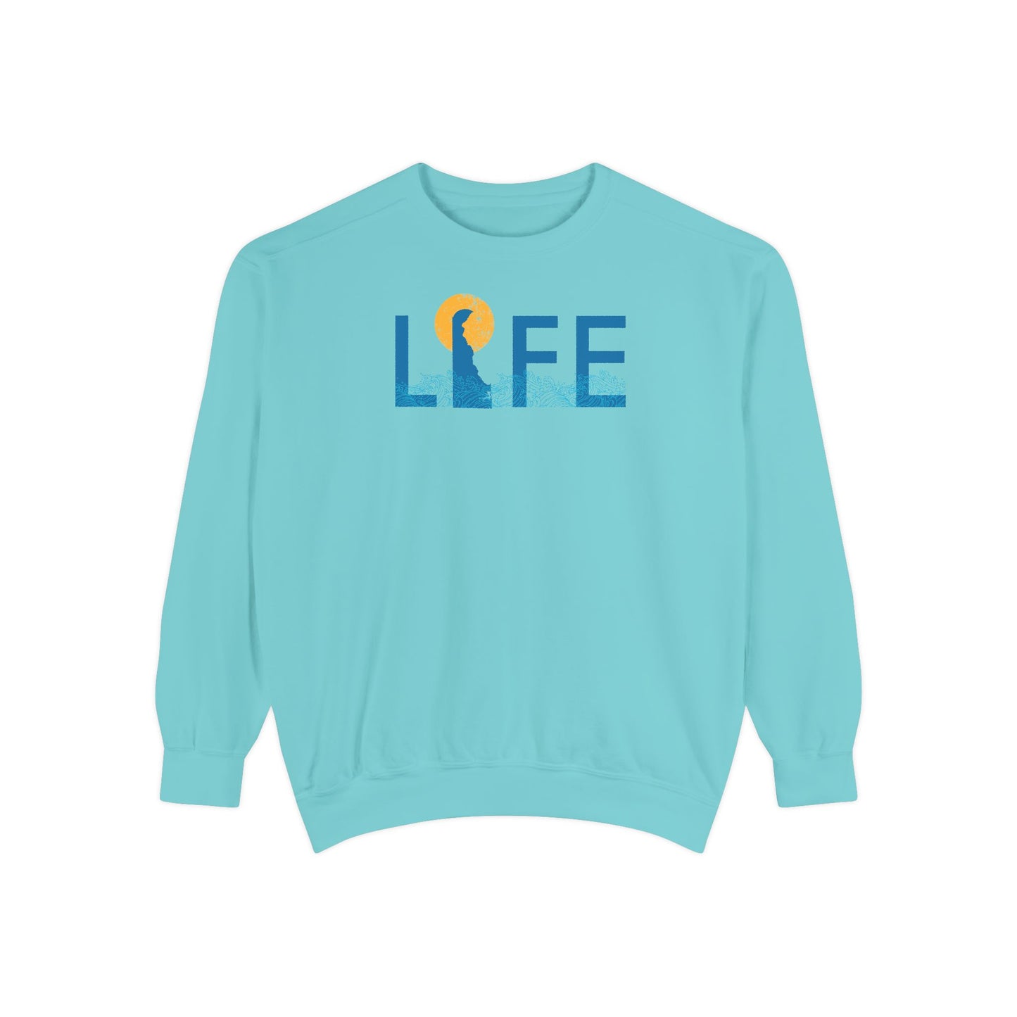 Delaware Life Unisex Garment-Dyed Sweatshirt