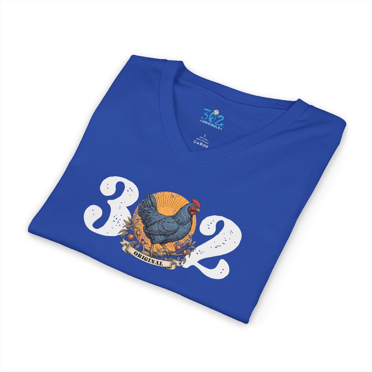 302 Original Blue Hen V Neck