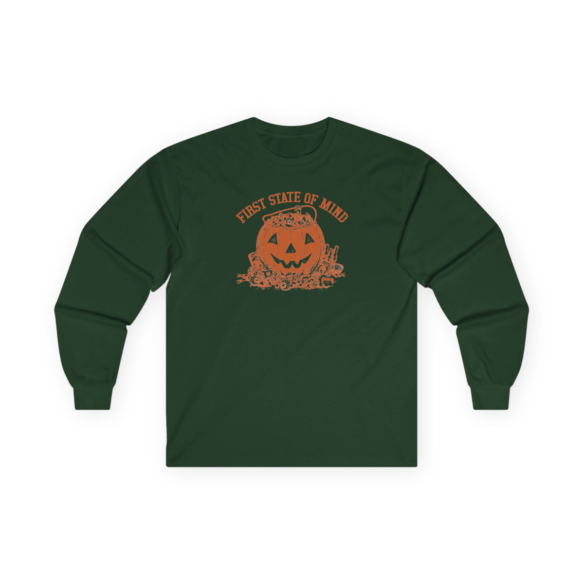 First State of Mind Halloween Pumpkin & Candy Long Sleeve T | 302 Originals