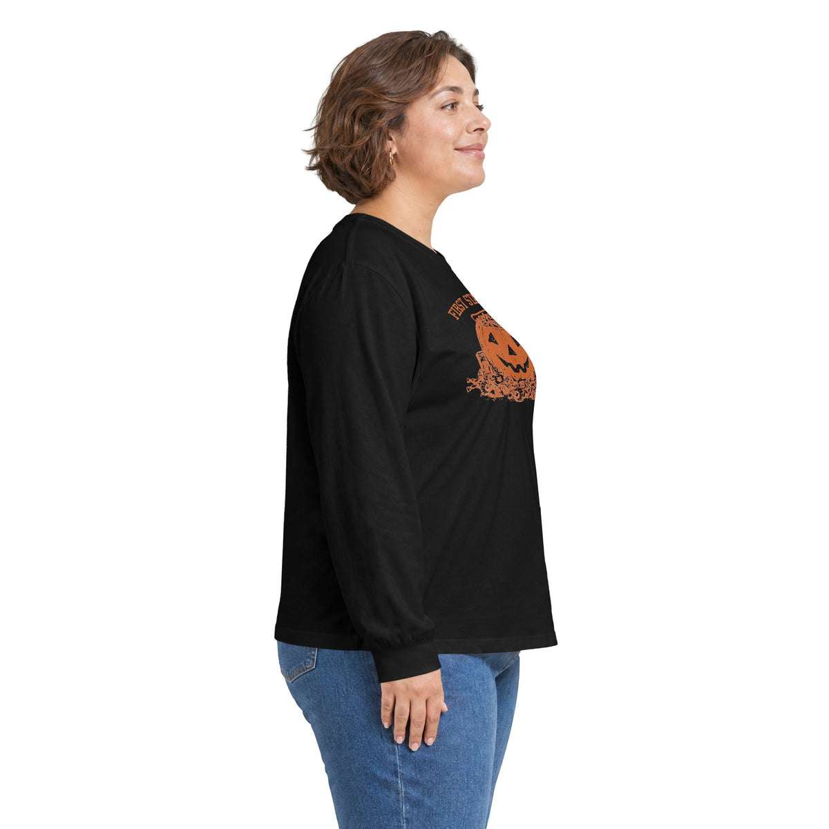 First State of Mind Halloween Pumpkin & Candy Long Sleeve T | 302 Originals