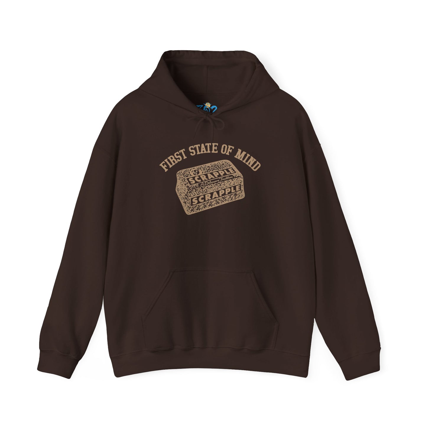 Delaware First State of Mind Srapple Hoodie Dark Color