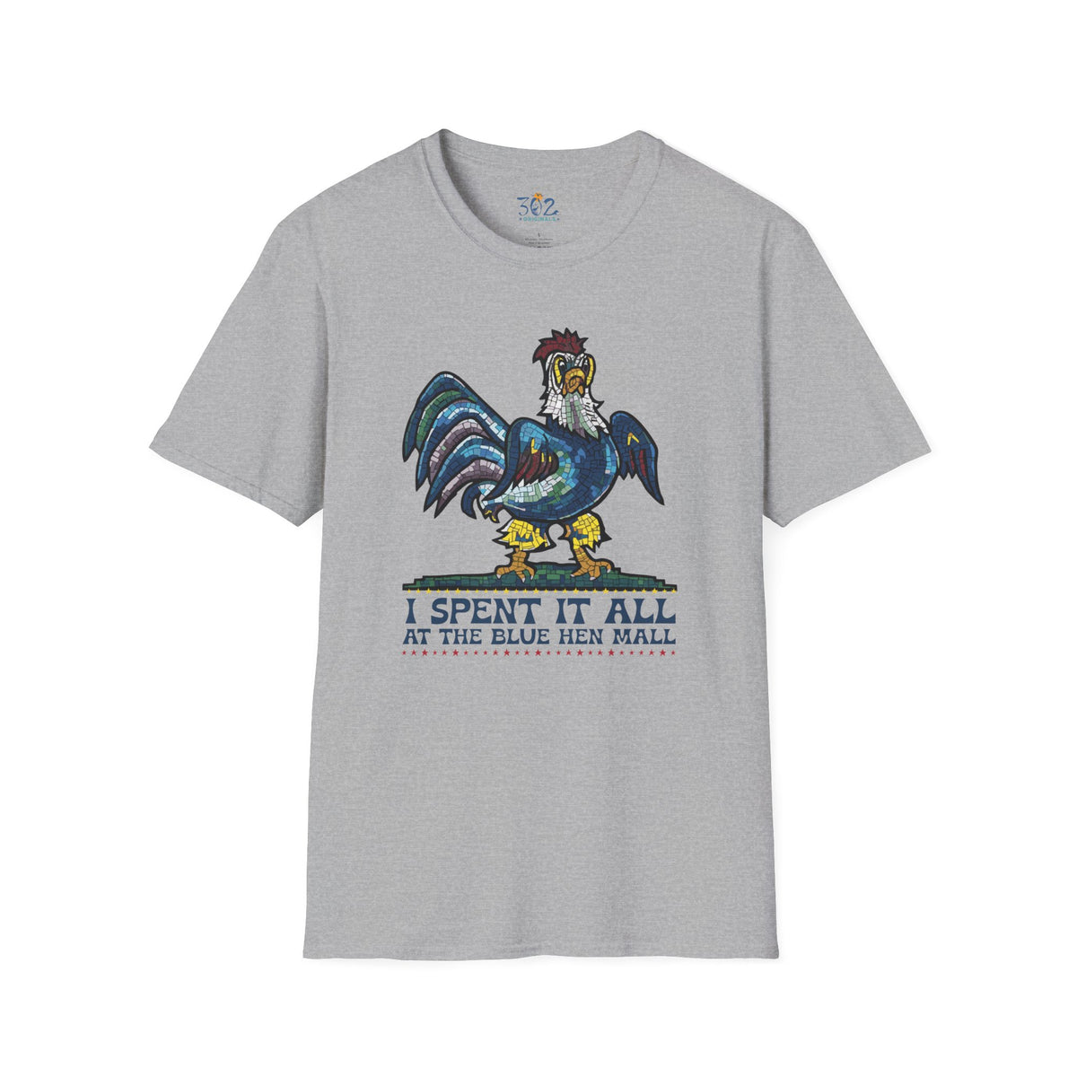Spent it All - Dover Blue Hen Mall Tee
