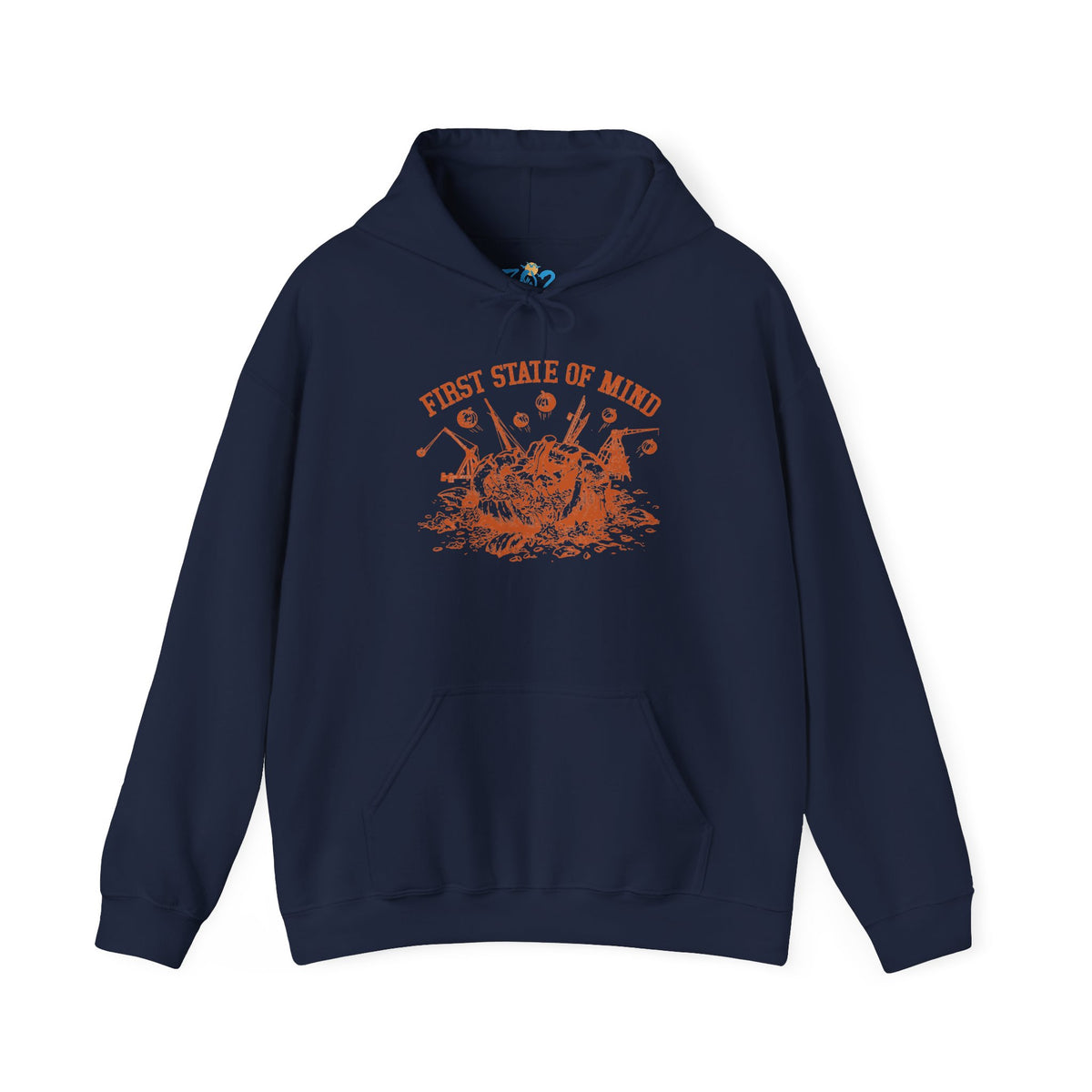 Delaware First State of Mind - Pumpkin Chunkin Hoodie