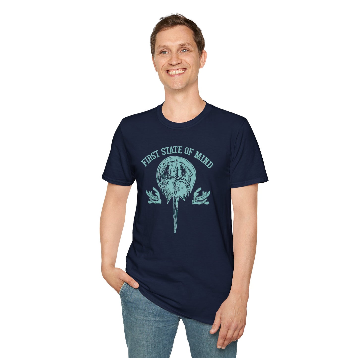 Delaware First State of Mind Horse Shoe Crab Tee