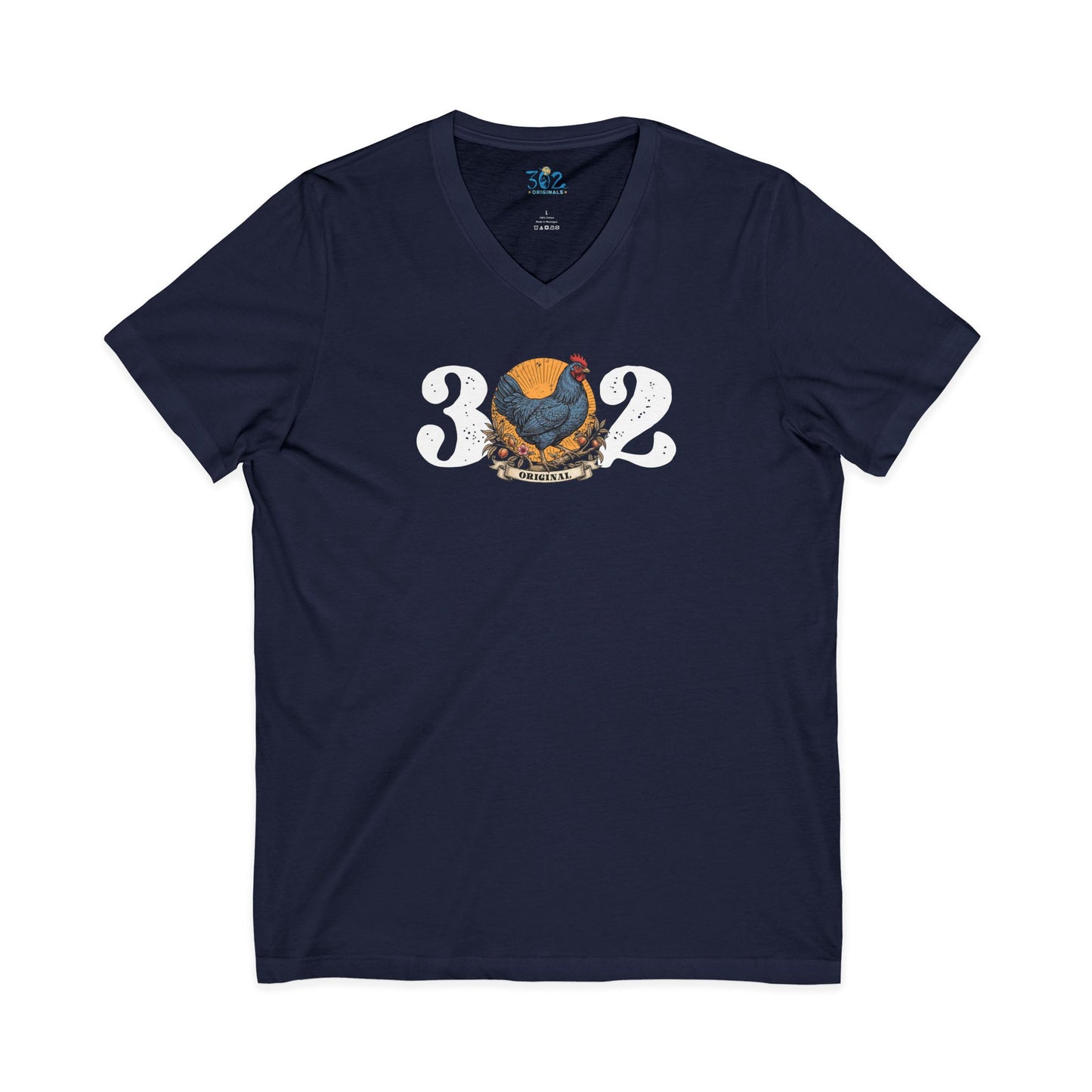 302 Original Blue Hen V Neck