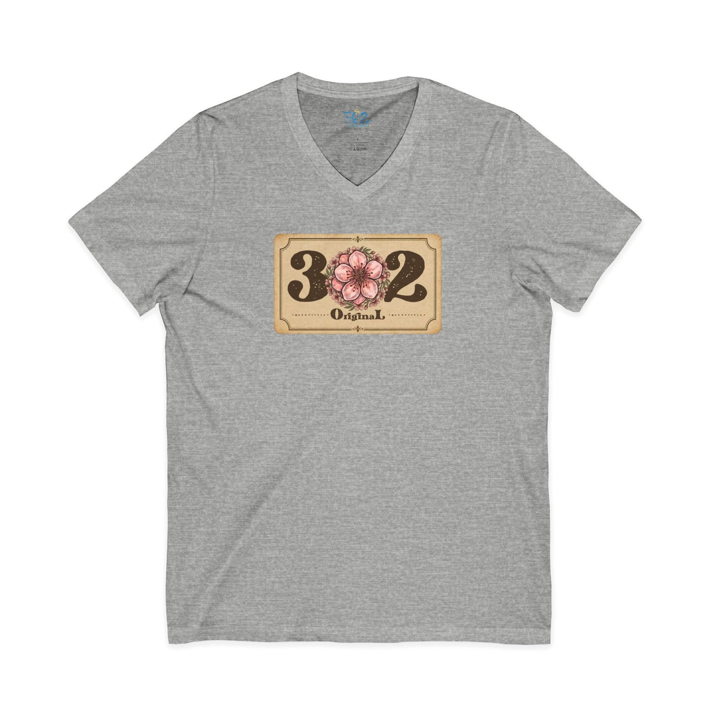 302 Delaware Peach Blossom V Neck