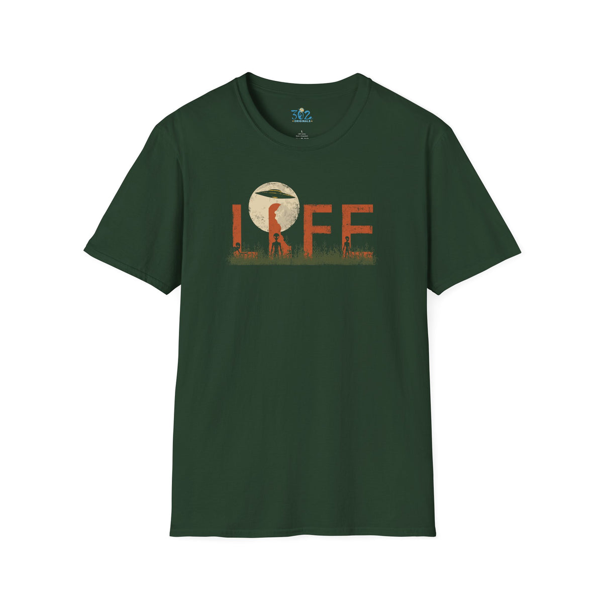 Delaware Alien LIFE Crewneck Tee | First State of Mind