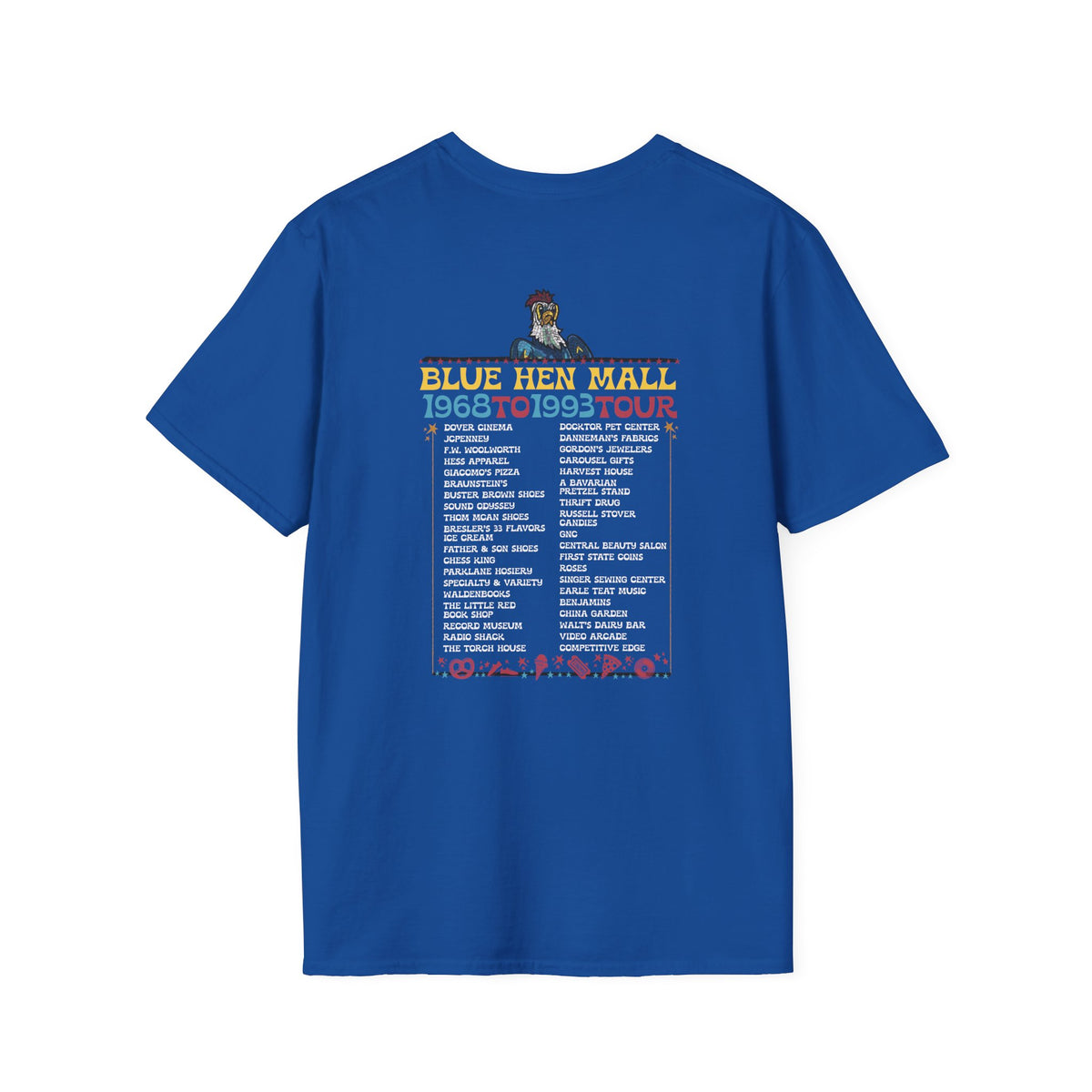 Where We Used To Roost - Dover Blue Hen Mall Tee