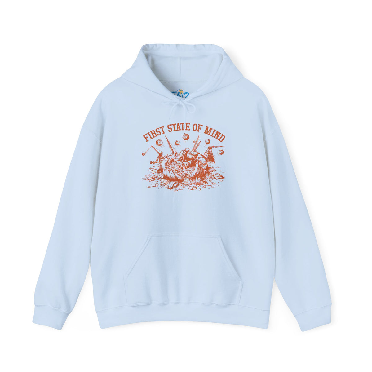 Delaware First State of Mind - Pumpkin Chunkin Hoodie