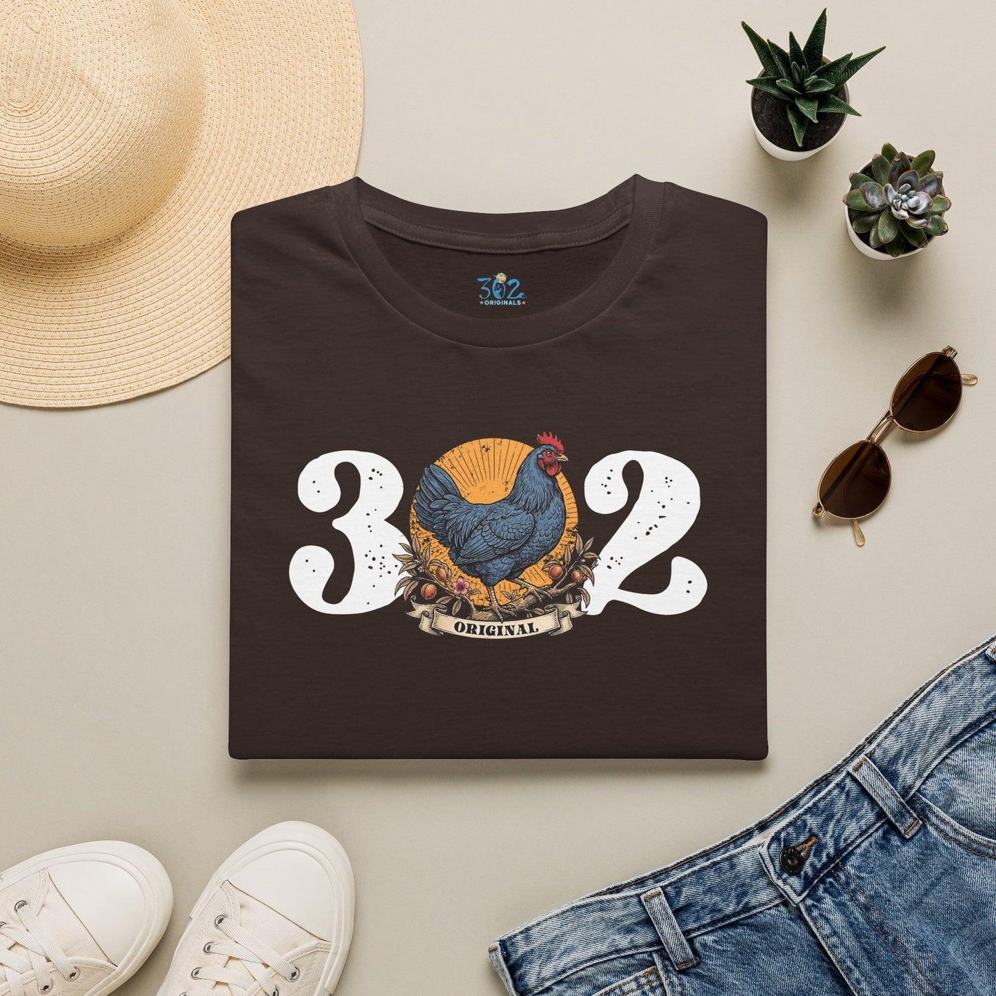 302 Originals Delaware Blue Hen T Shirt