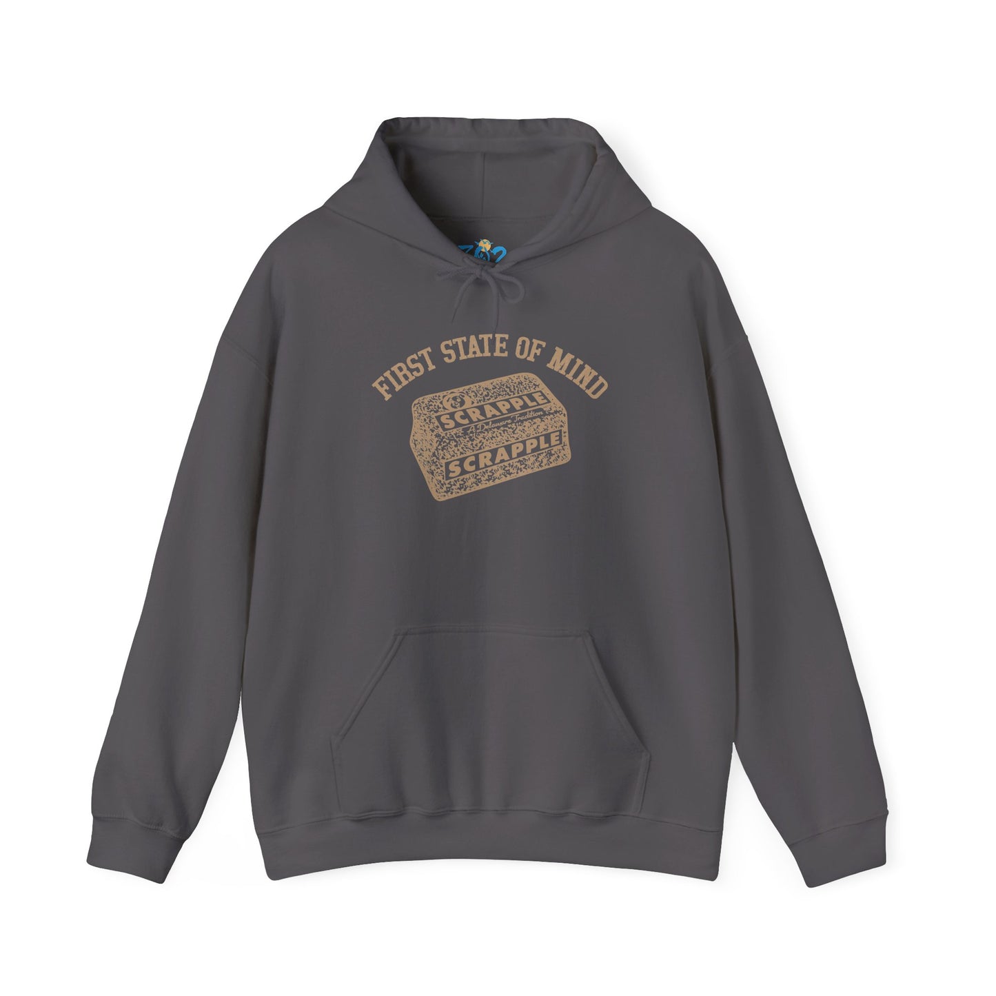 Delaware First State of Mind Srapple Hoodie Dark Color
