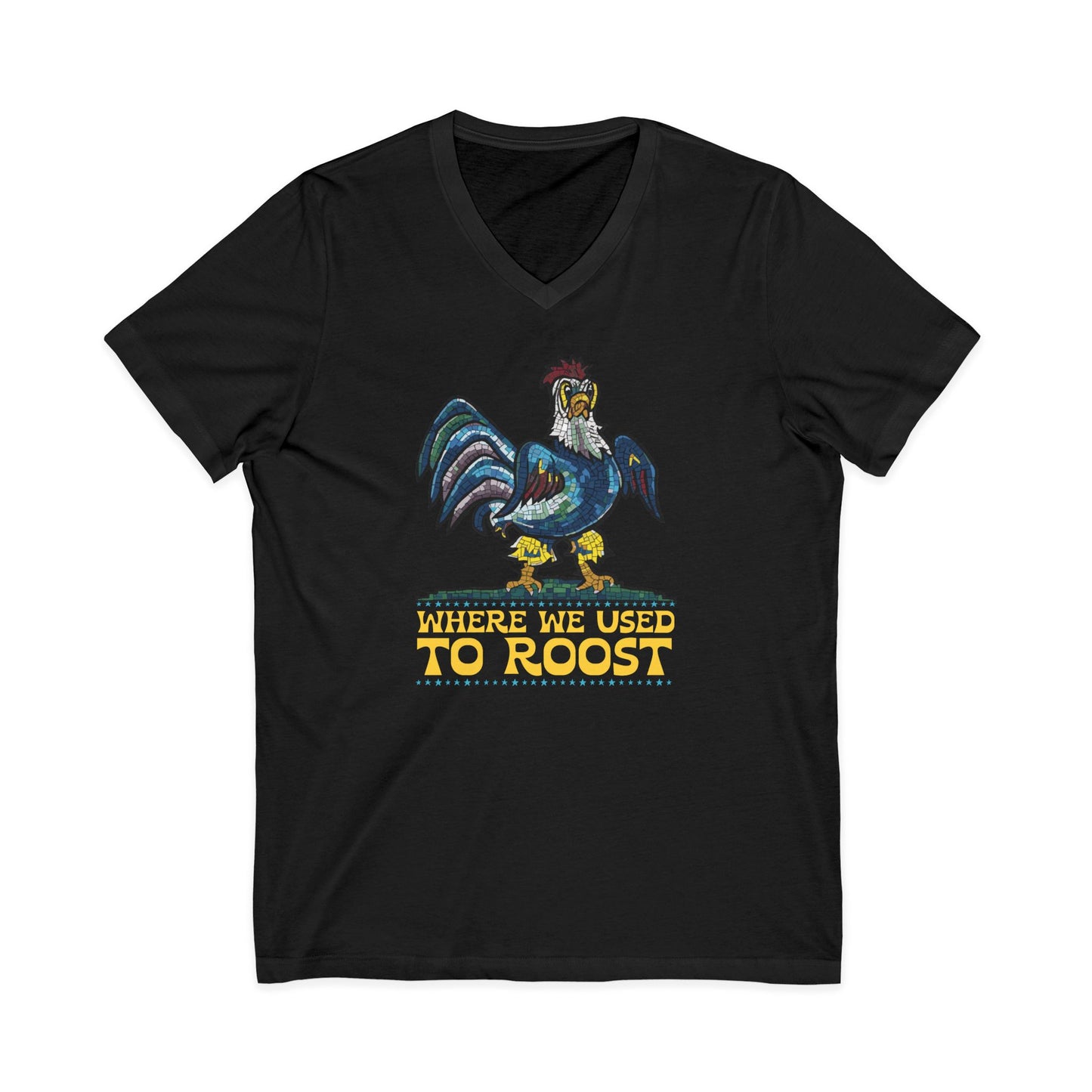 Where We Use To Roost - Delaware Blue Hen Mall Tour V-Neck Tee