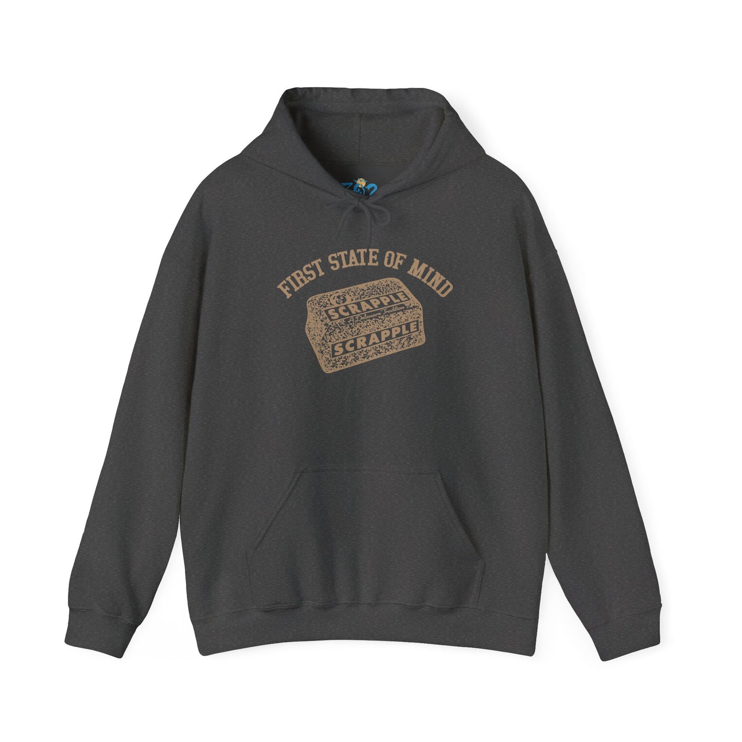 Delaware First State of Mind Srapple Hoodie Dark Color