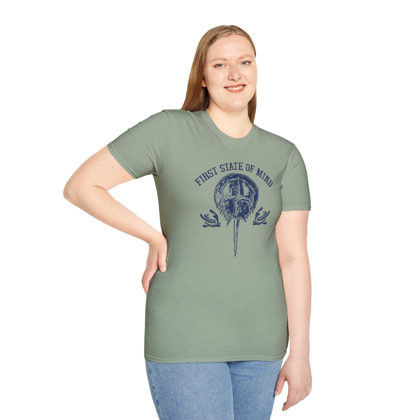 Delaware First State of Mind Horse Shoe Crab Tee