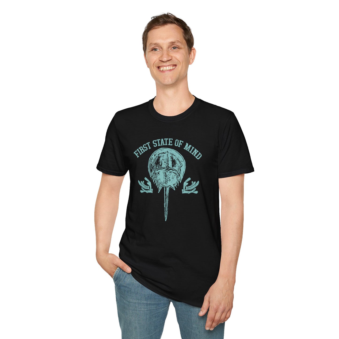 Delaware First State of Mind Horse Shoe Crab Tee